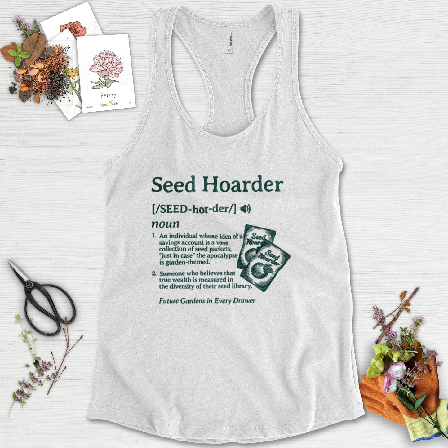 Seed Hoarder Definition Racerback