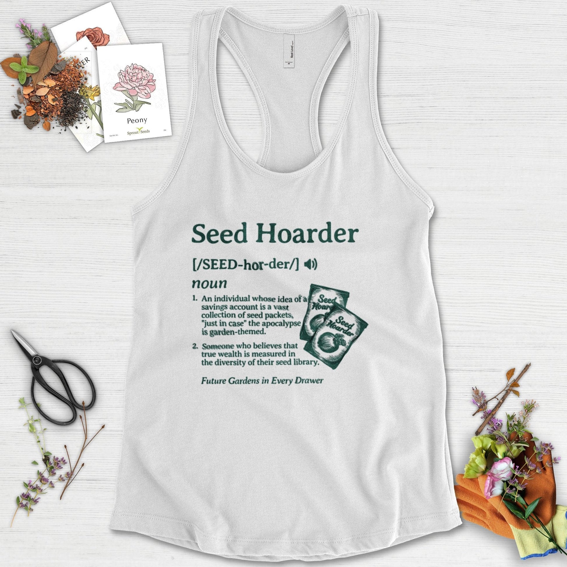 Seed Hoarder Definition Racerback