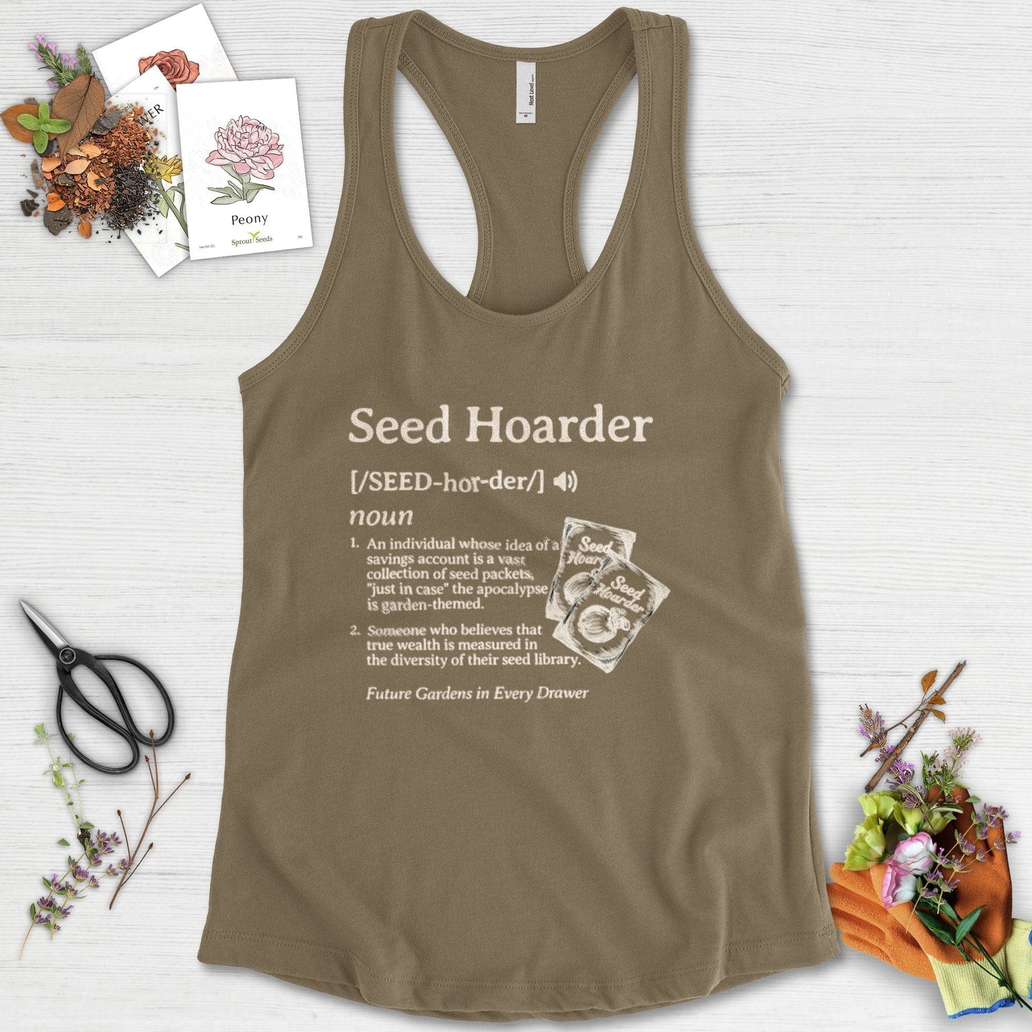 Seed Hoarder Definition Racerback