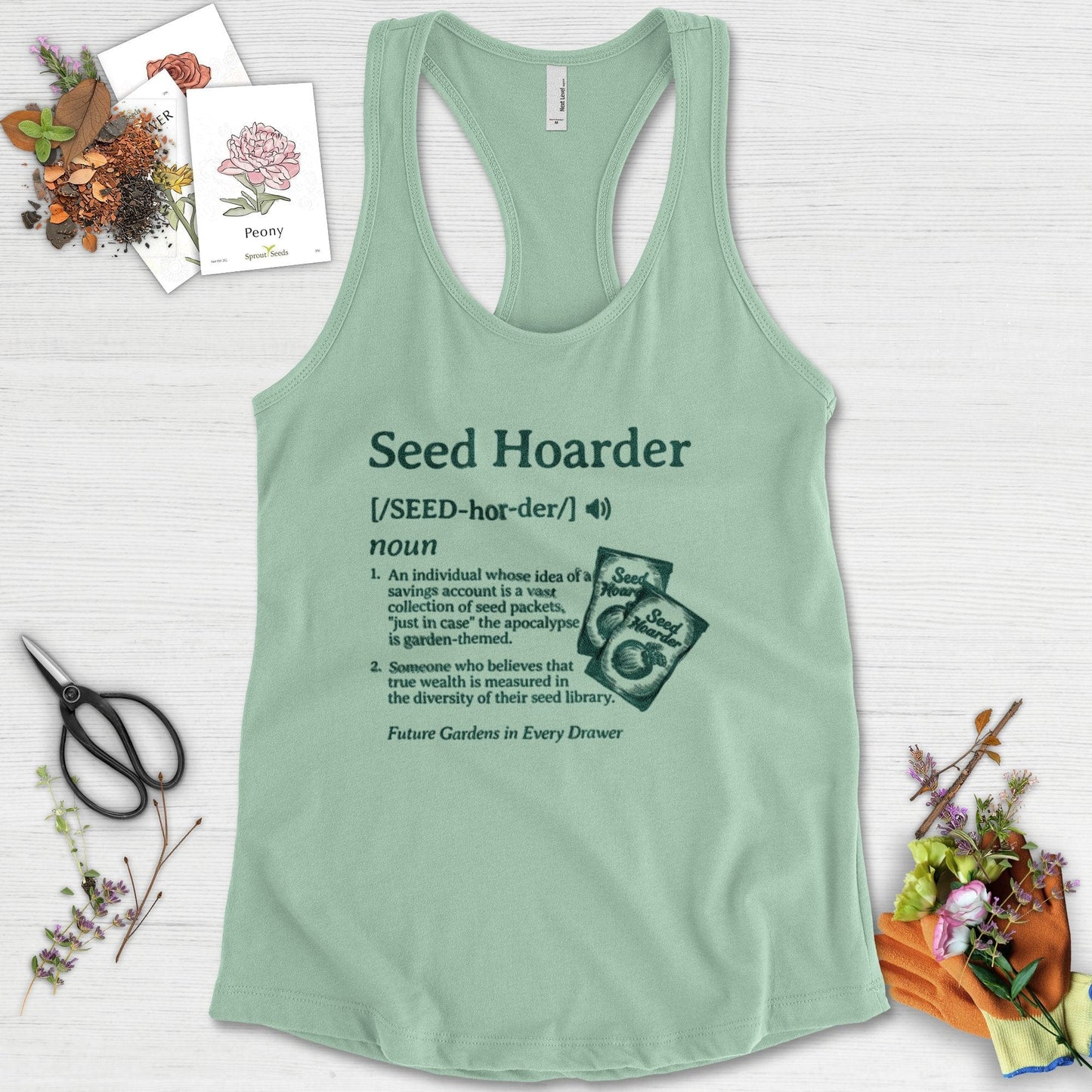 Seed Hoarder Definition Racerback
