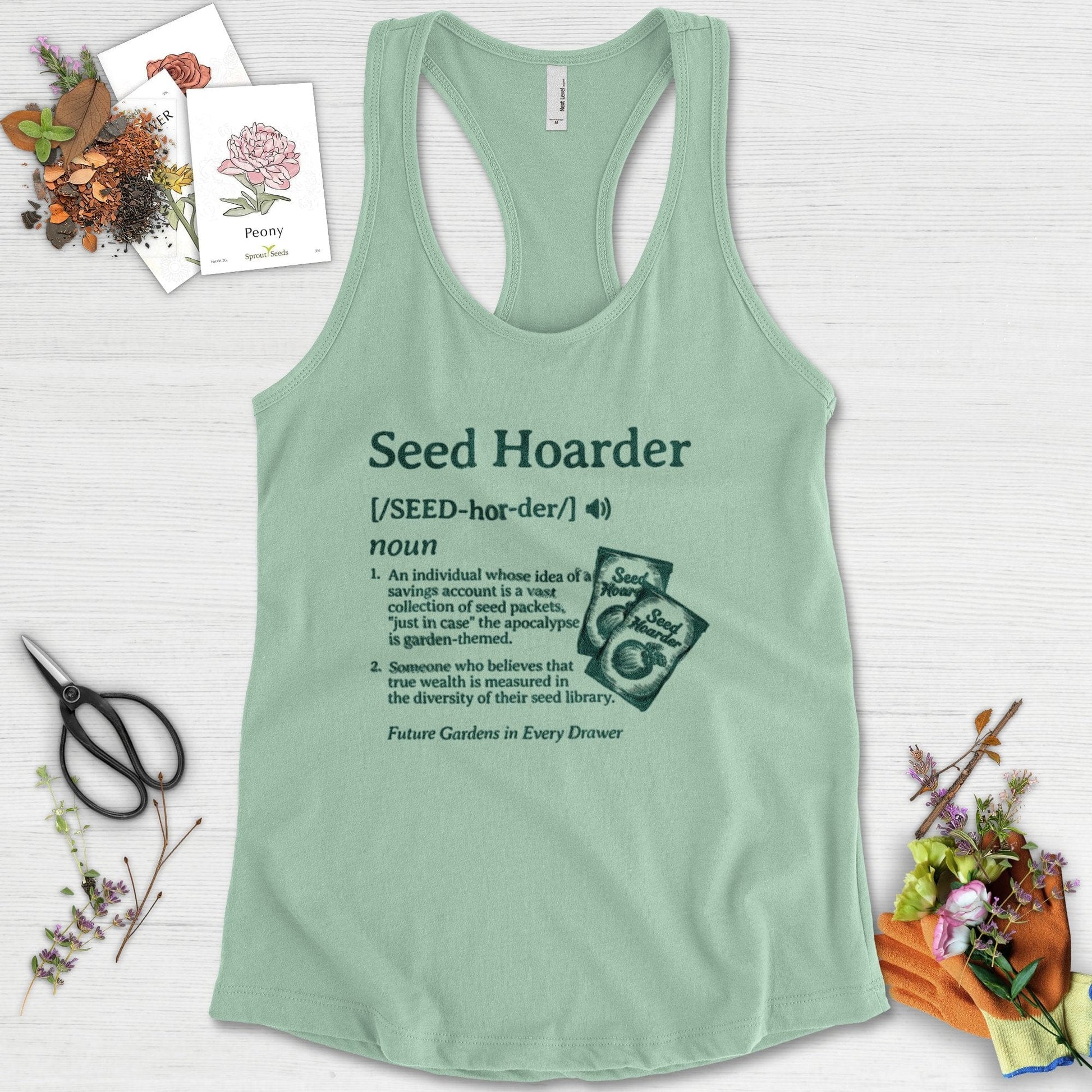 Seed Hoarder Definition Racerback