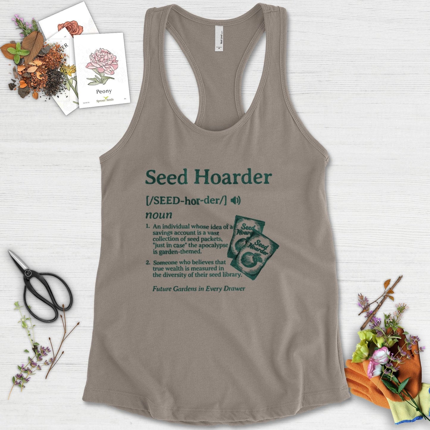 Seed Hoarder Definition Racerback