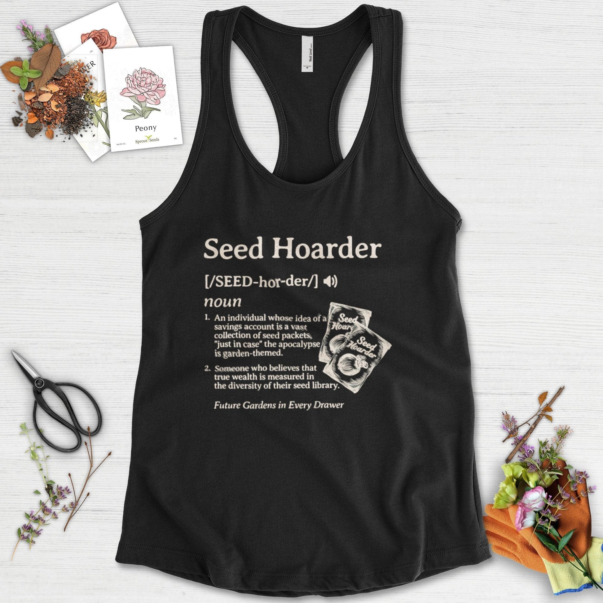 Seed Hoarder Definition Racerback