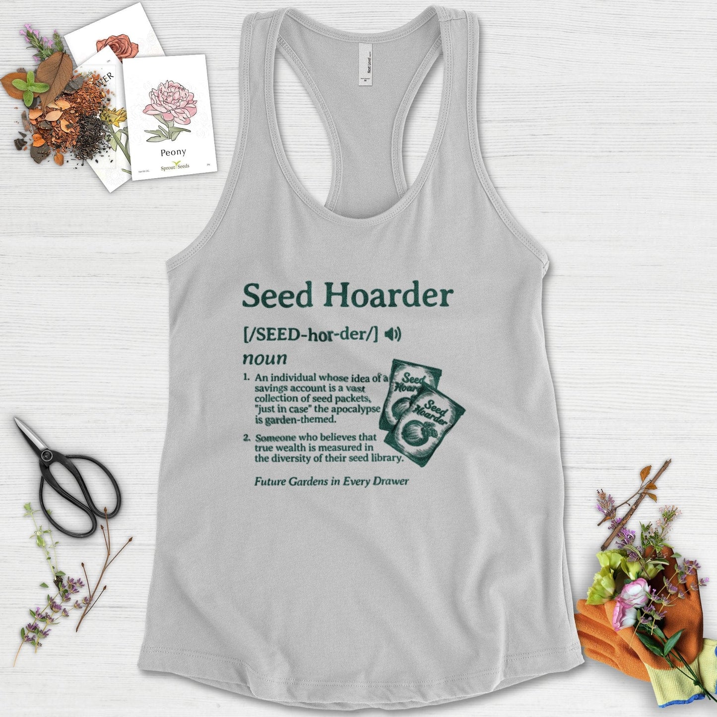 Seed Hoarder Definition Racerback