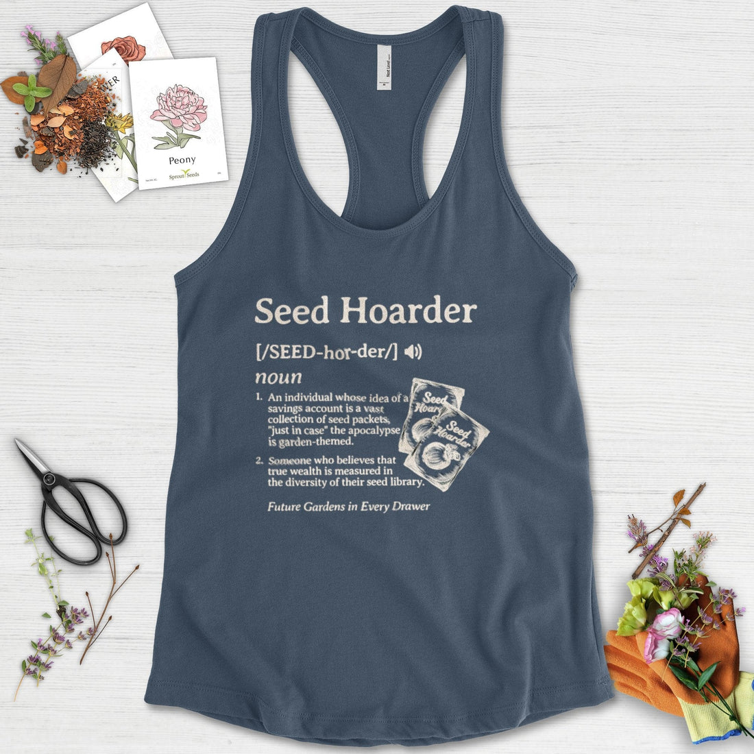 Seed Hoarder Definition Racerback