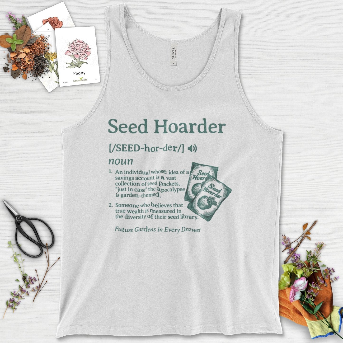 Seed Hoarder Definition Tank Top