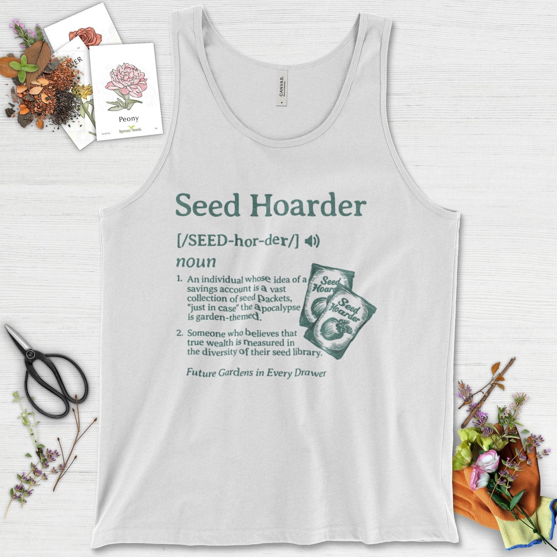 Seed Hoarder Definition Tank Top