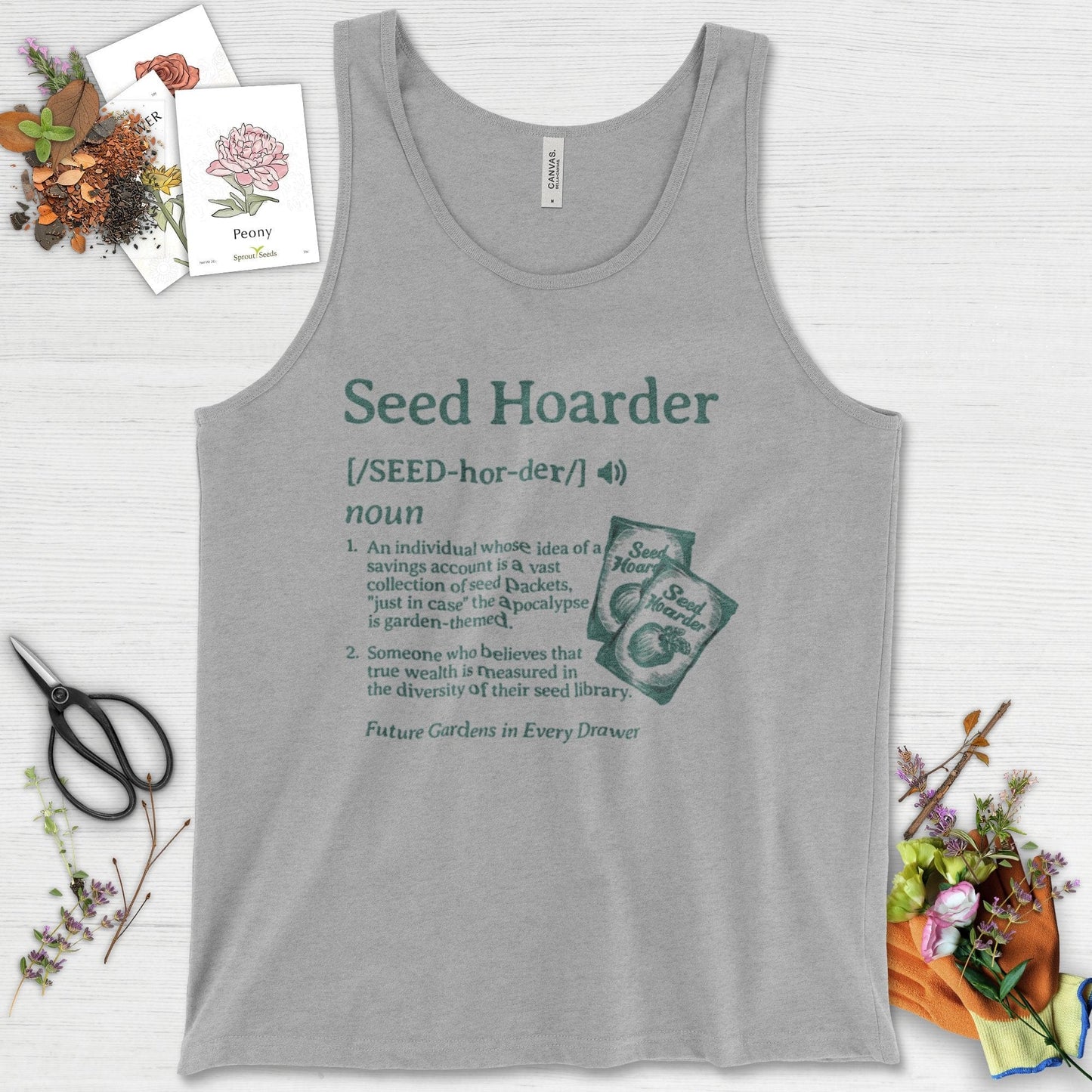 Seed Hoarder Definition Tank Top