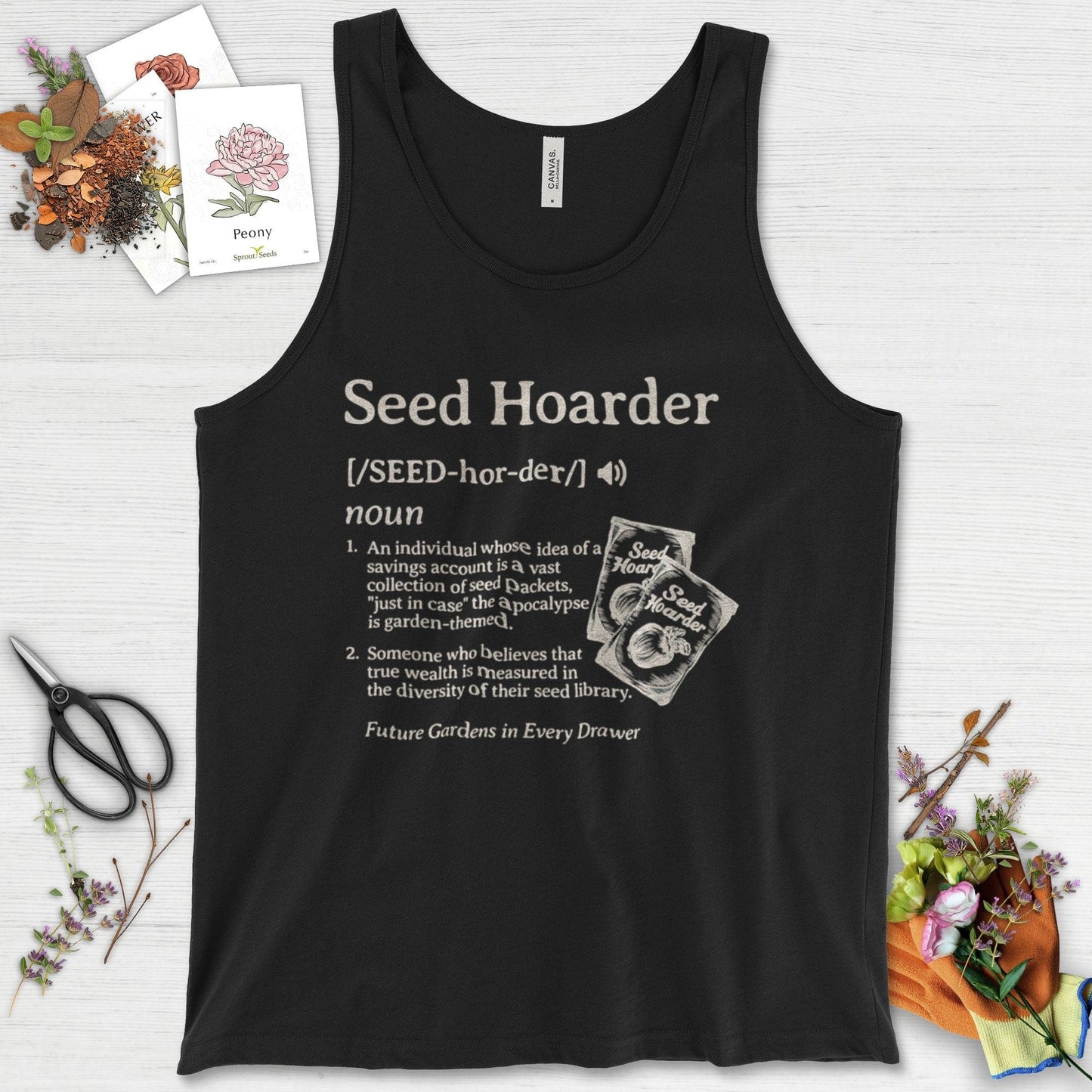 Seed Hoarder Definition Tank Top