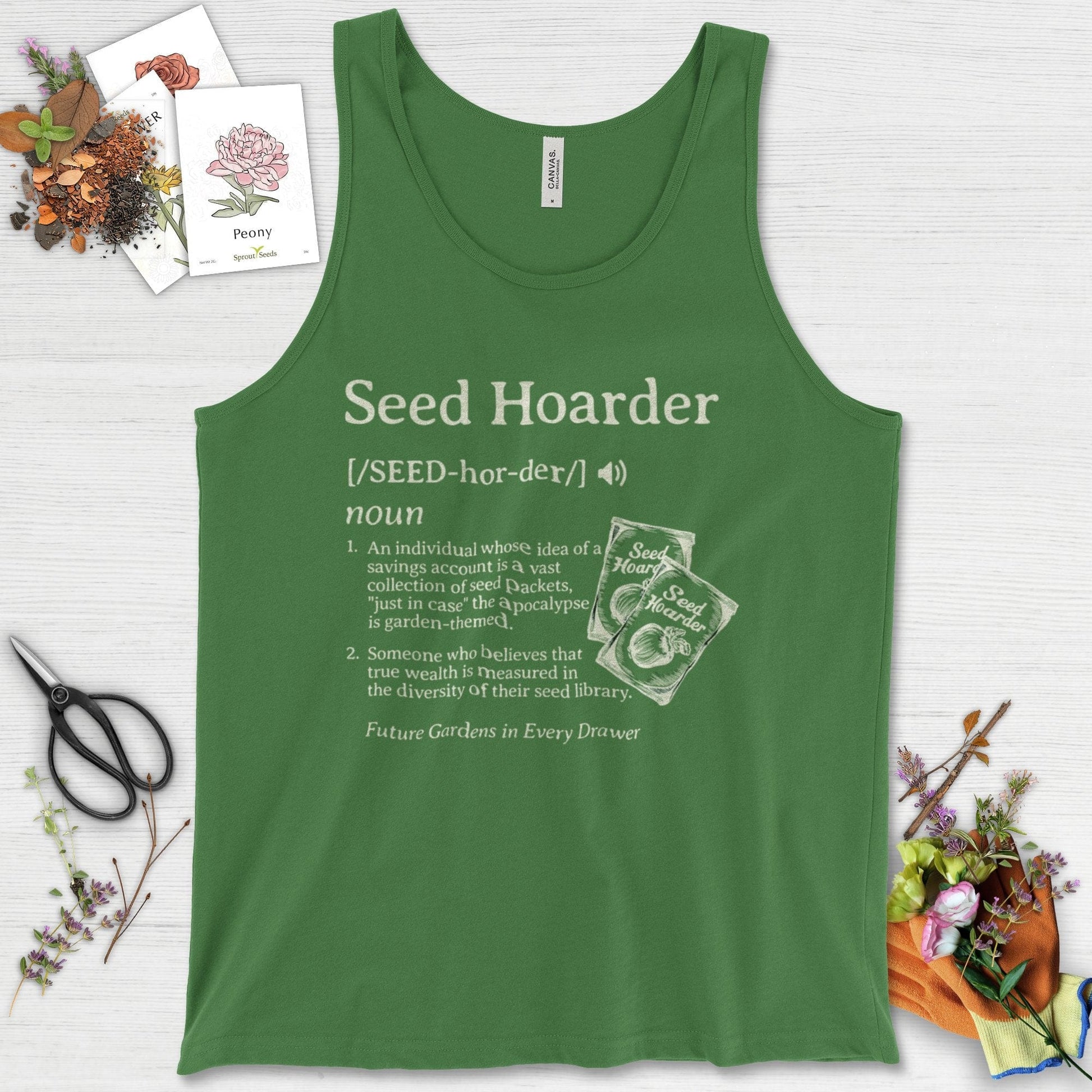 Seed Hoarder Definition Tank Top
