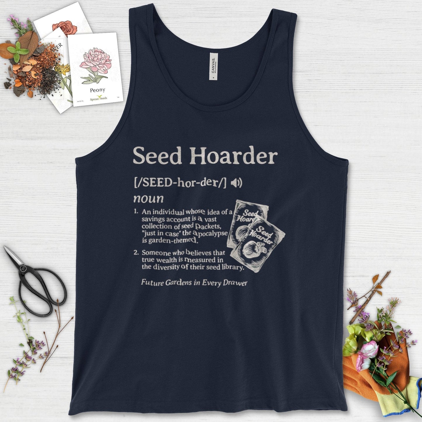 Seed Hoarder Definition Tank Top