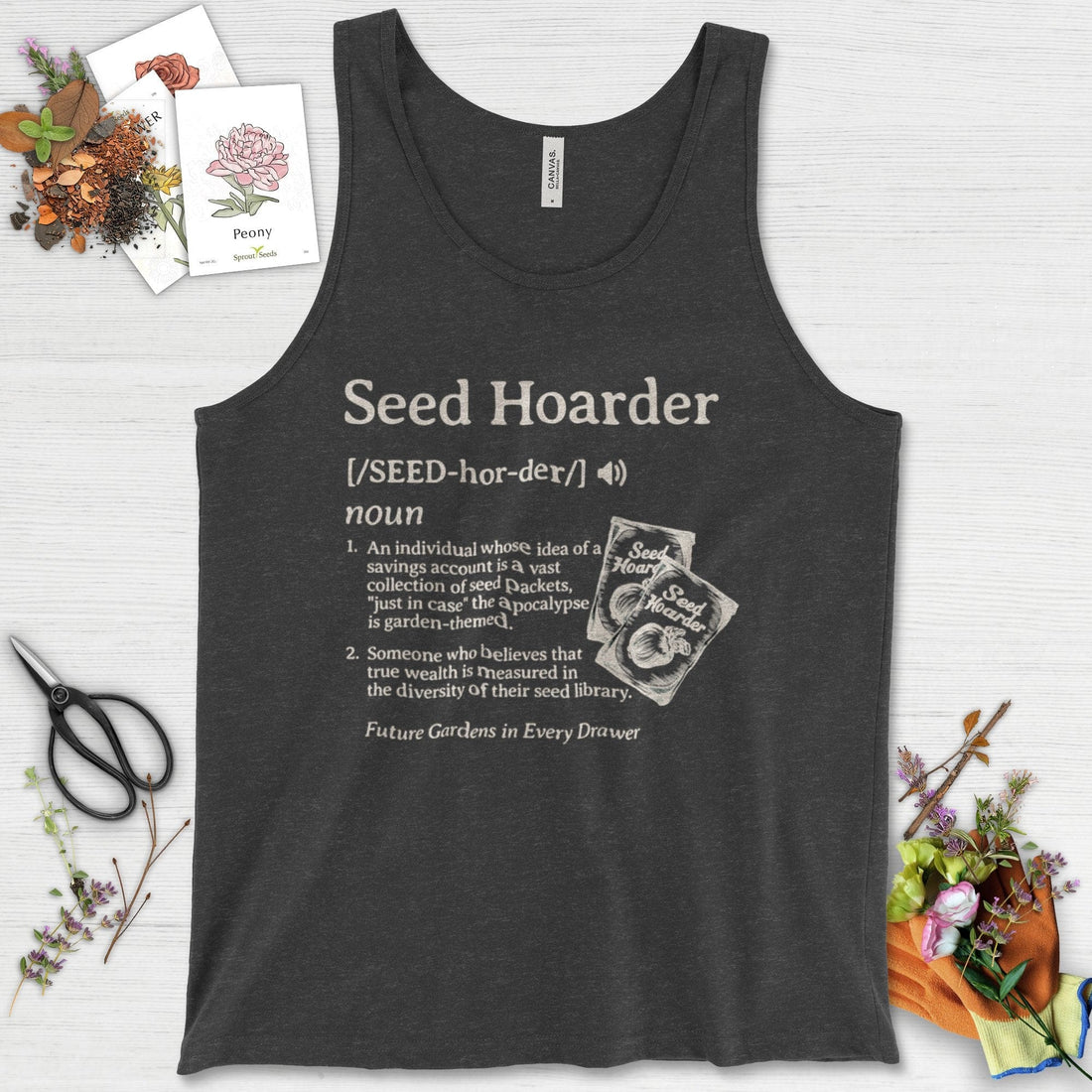 Seed Hoarder Definition Tank Top