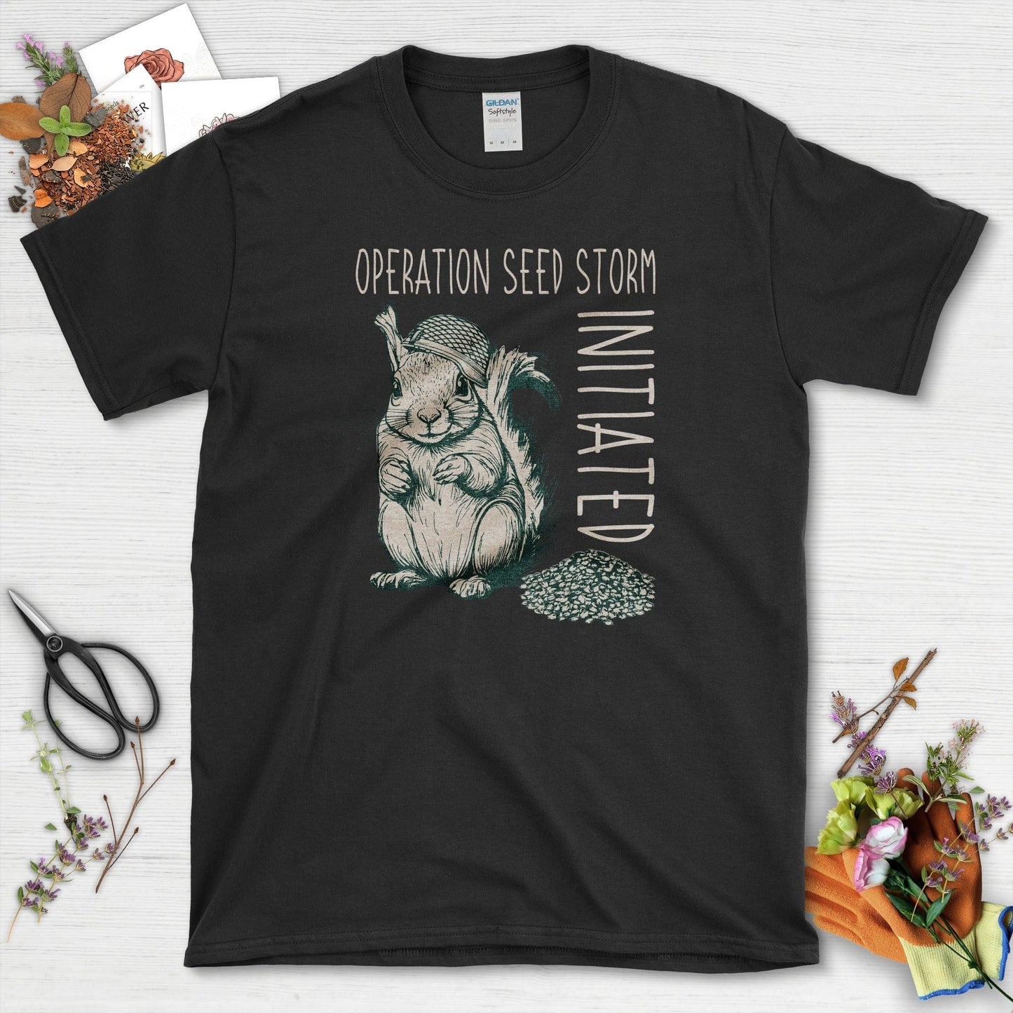 Seed Storm Squirrel T-Shirt