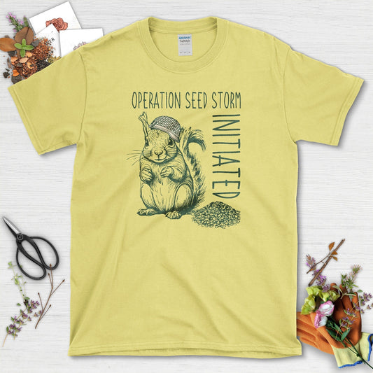 Seed Storm Squirrel T-Shirt