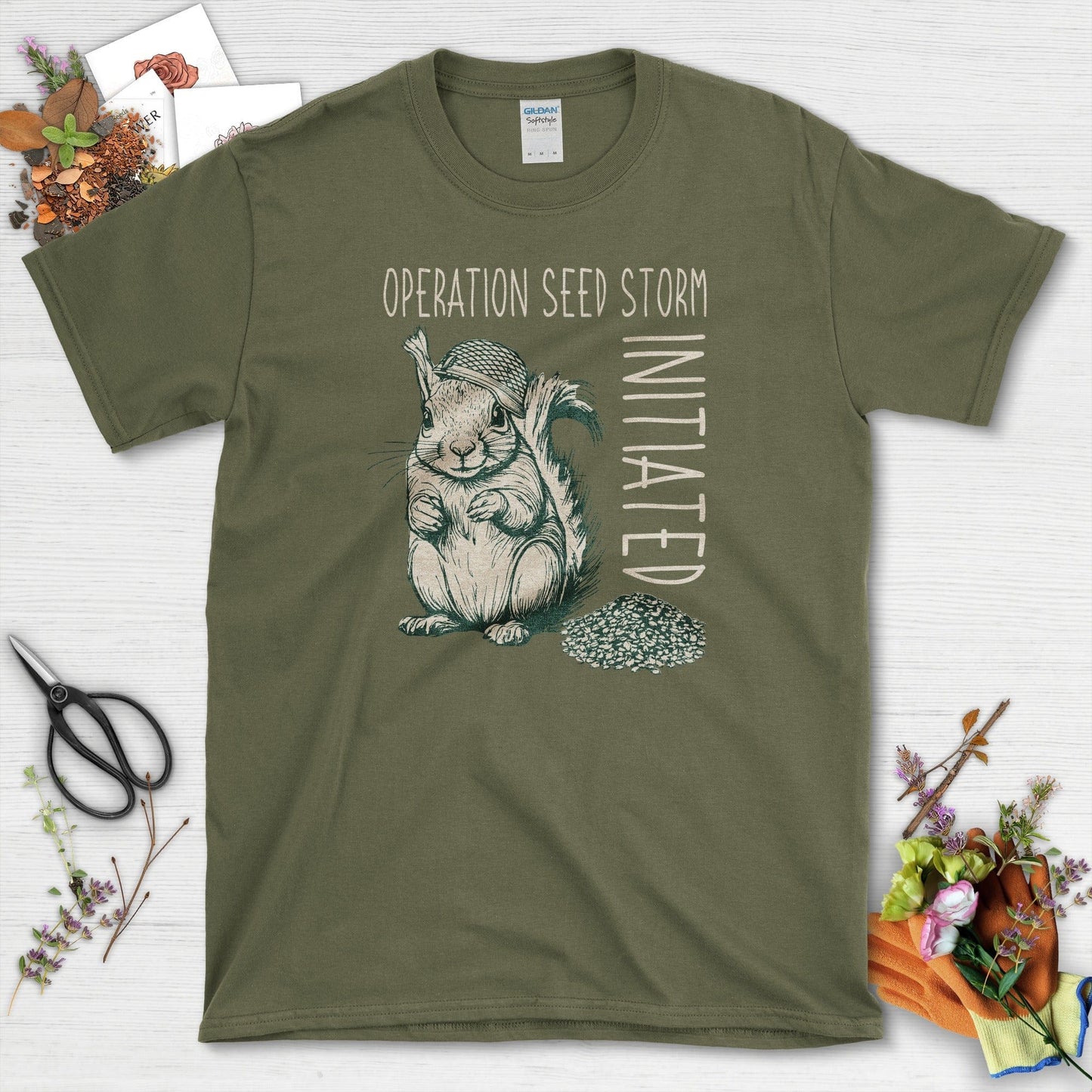 Seed Storm Squirrel T-Shirt