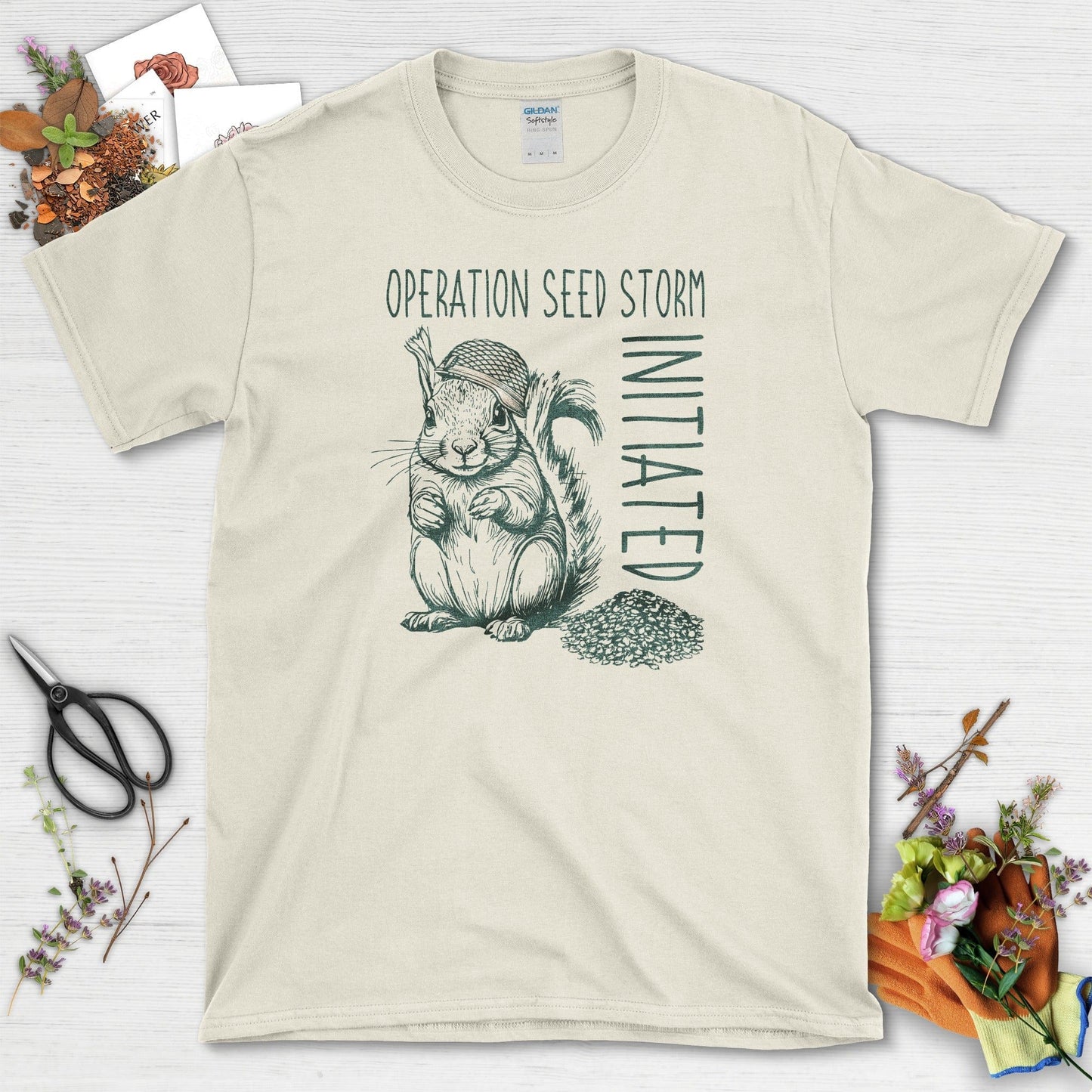 Seed Storm Squirrel T-Shirt