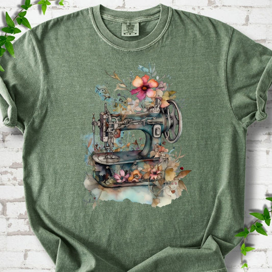 Sewing and Flowers Art T-Shirt