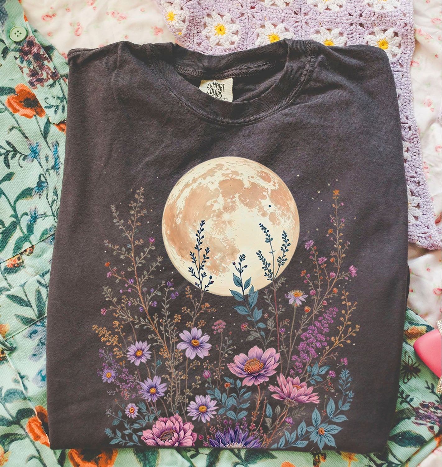 Moon Floral T-Shirt