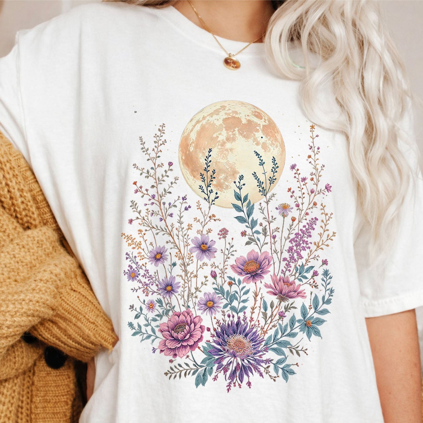 Moon Floral T-Shirt