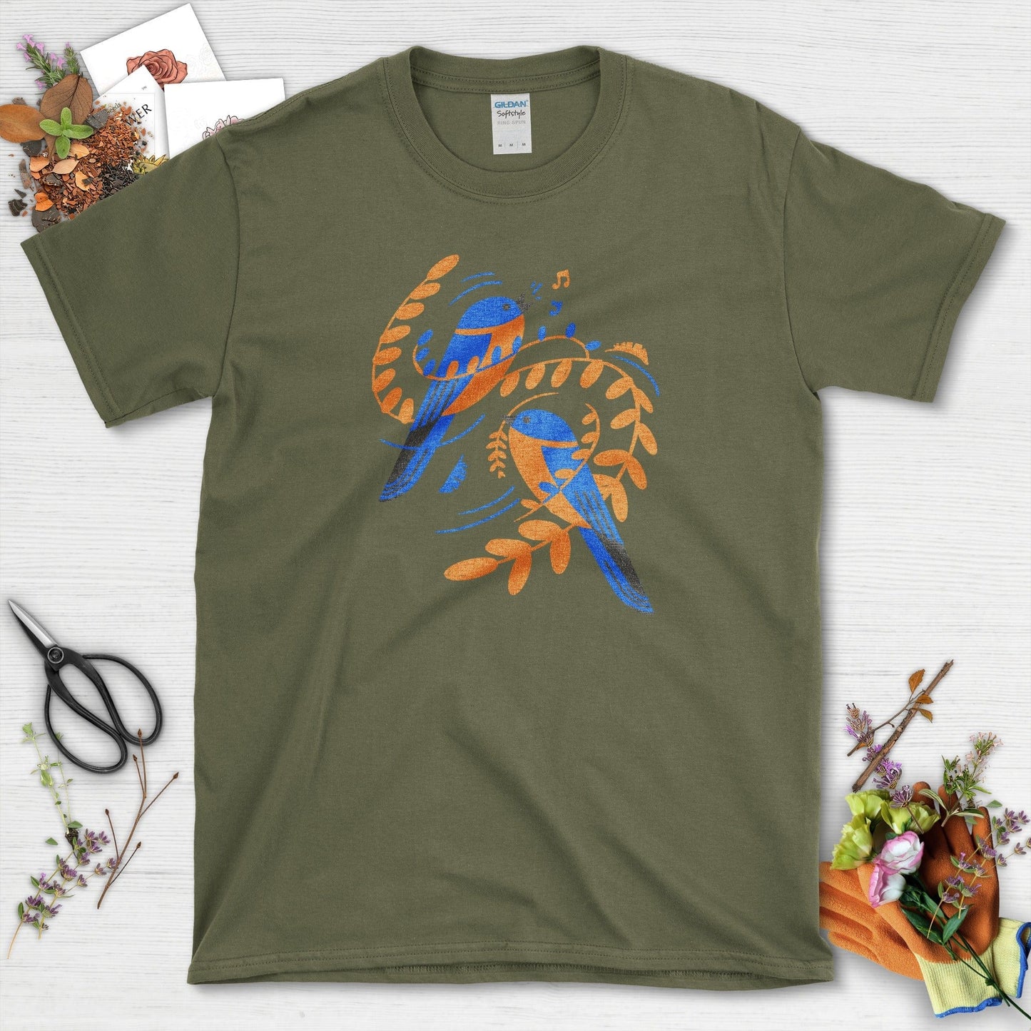 Singing Garden Birds T-Shirt