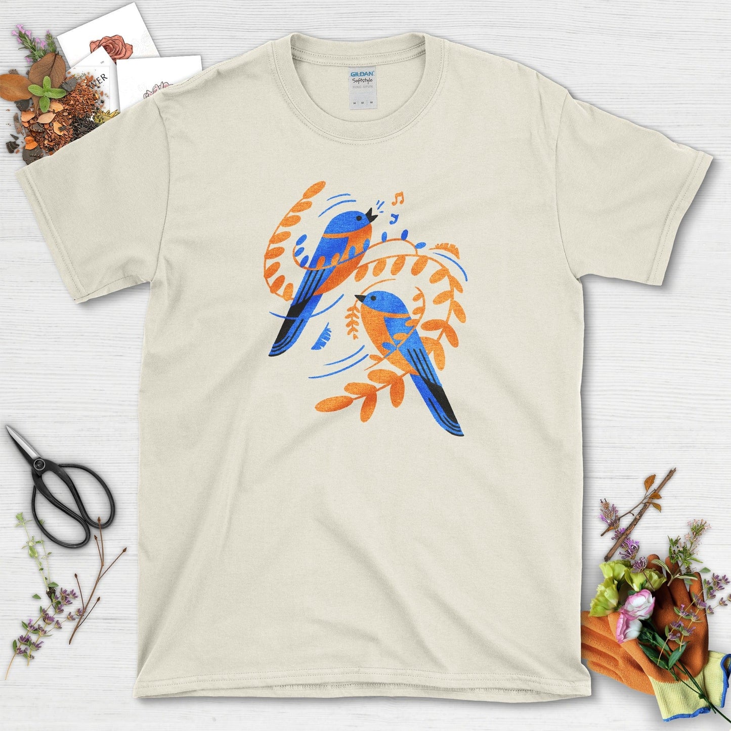 Singing Garden Birds T-Shirt