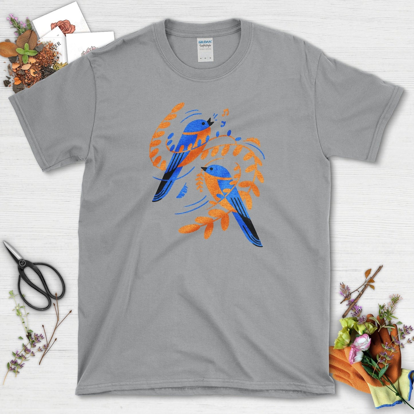 Singing Garden Birds T-Shirt