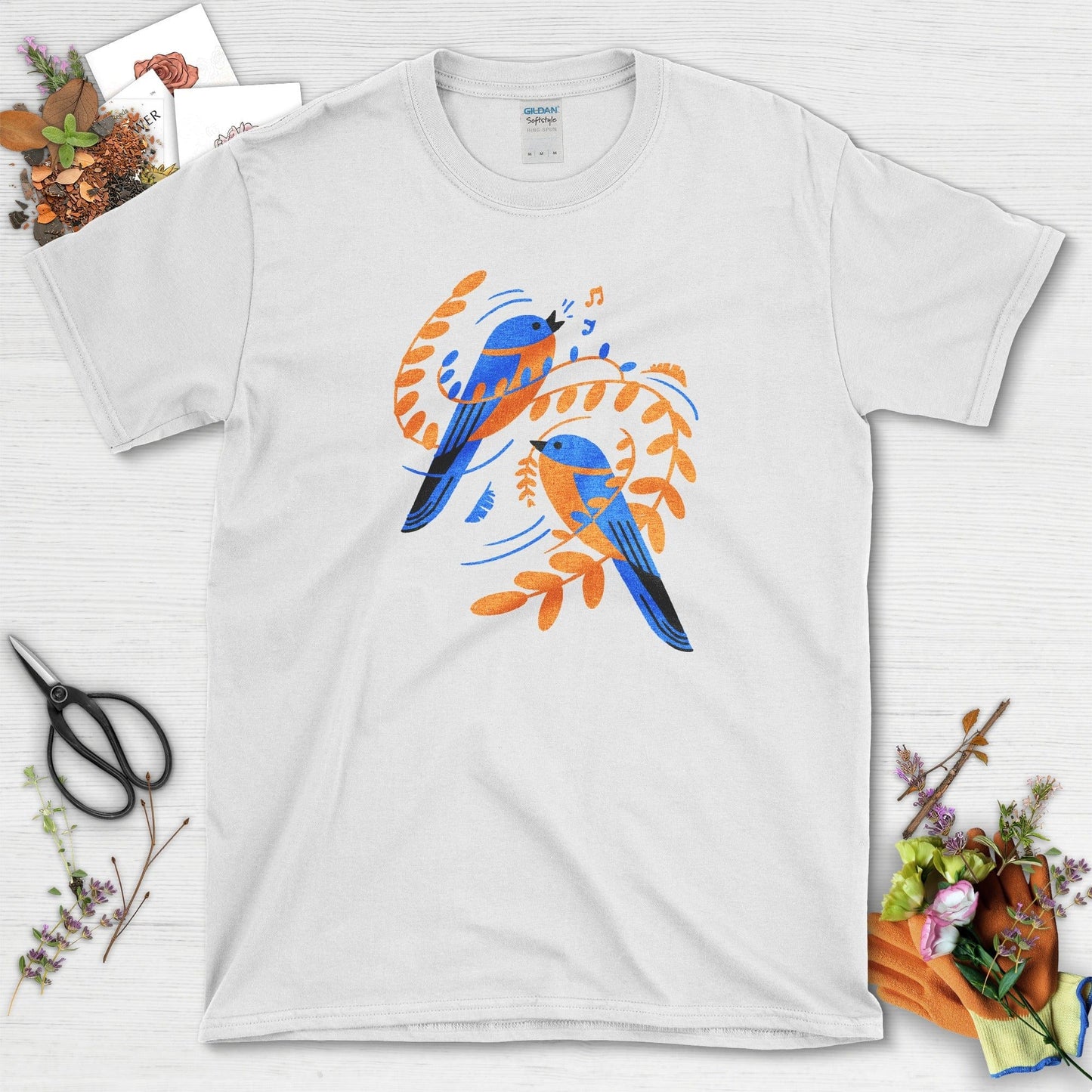 Singing Garden Birds T-Shirt