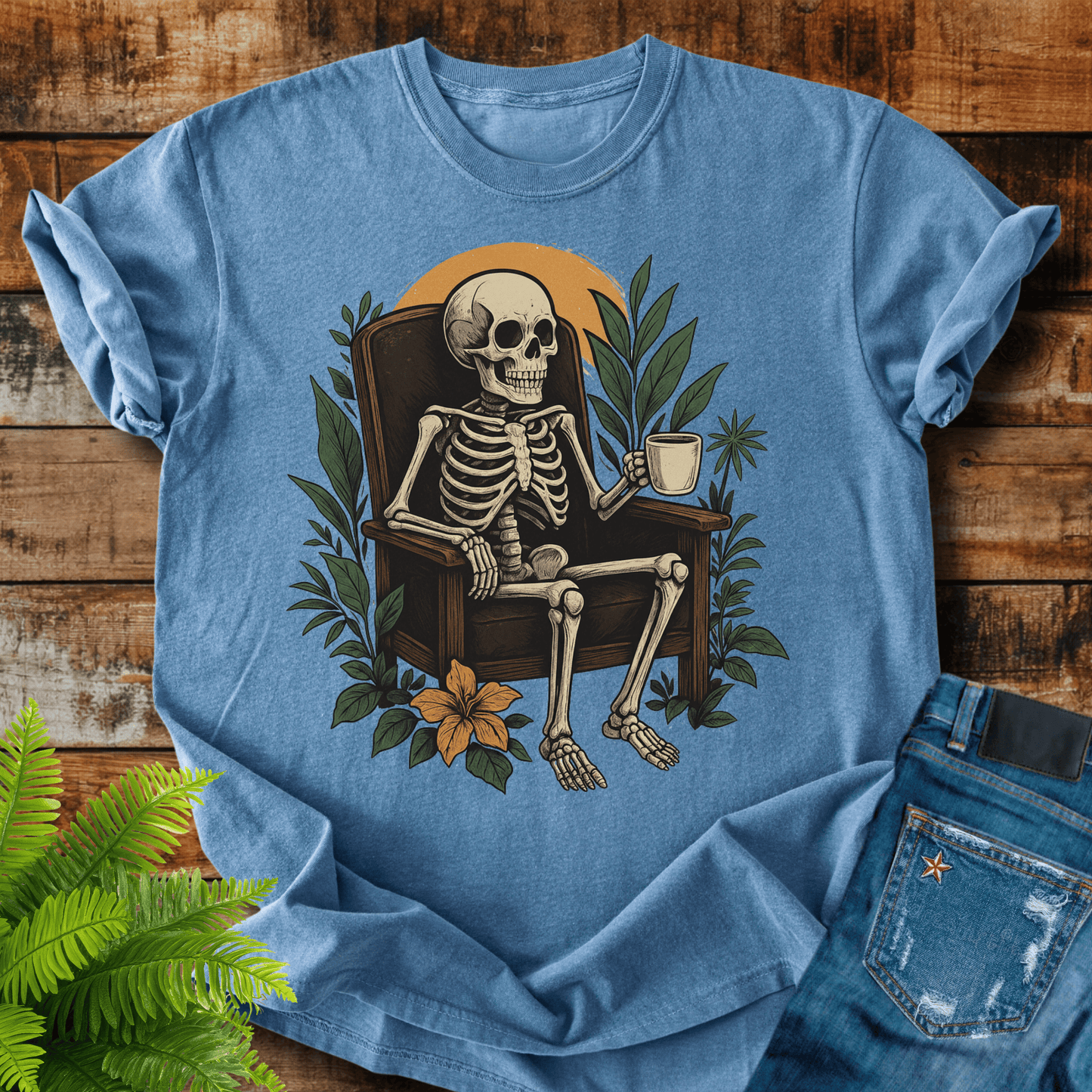Skeleton Coffee Break T-shirt