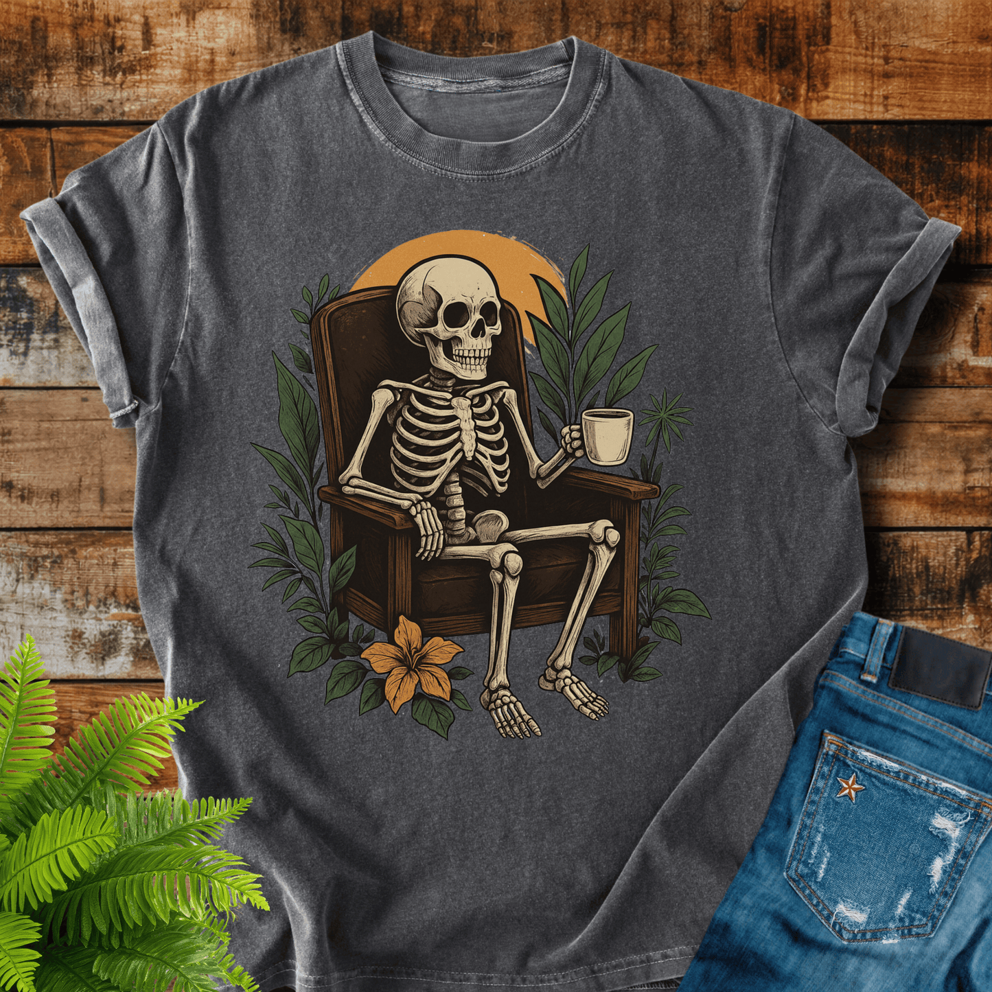 Skeleton Coffee Break T-shirt