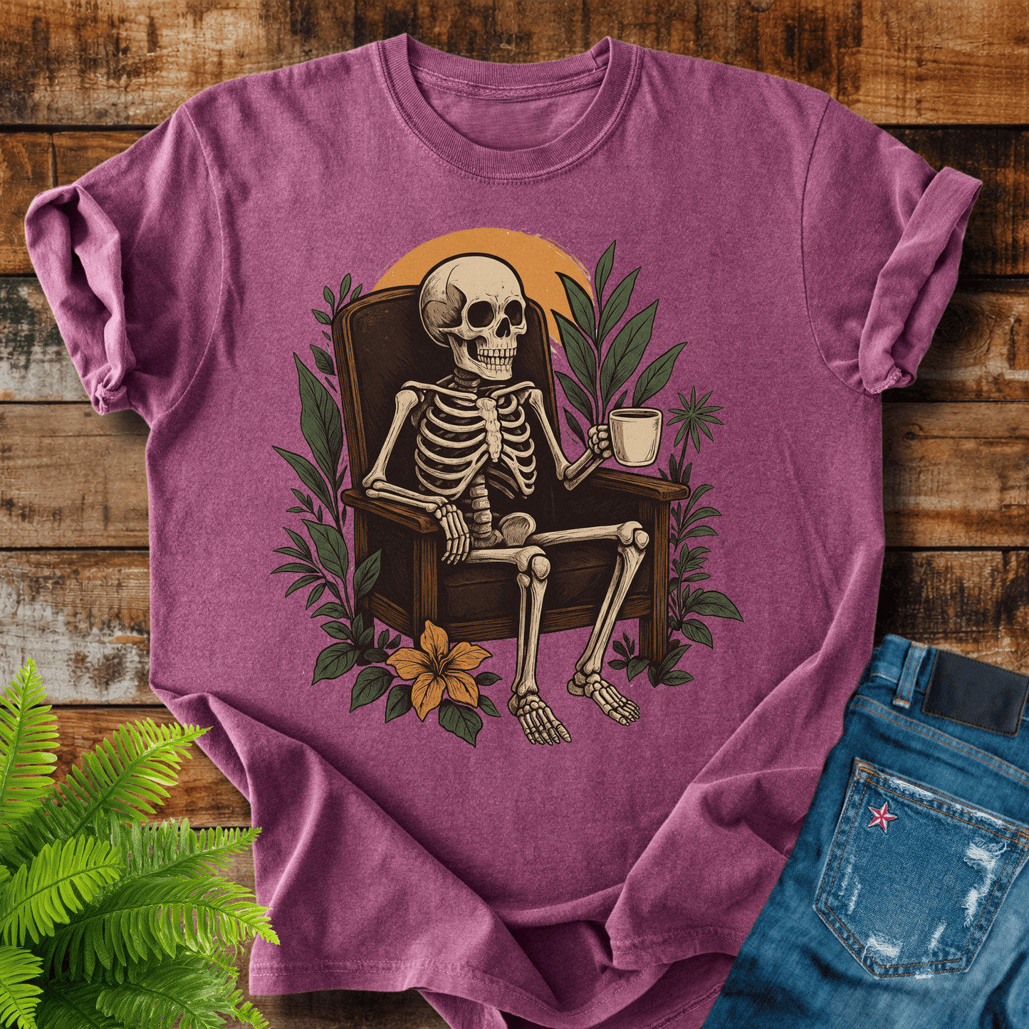 Skeleton Coffee Break T-shirt
