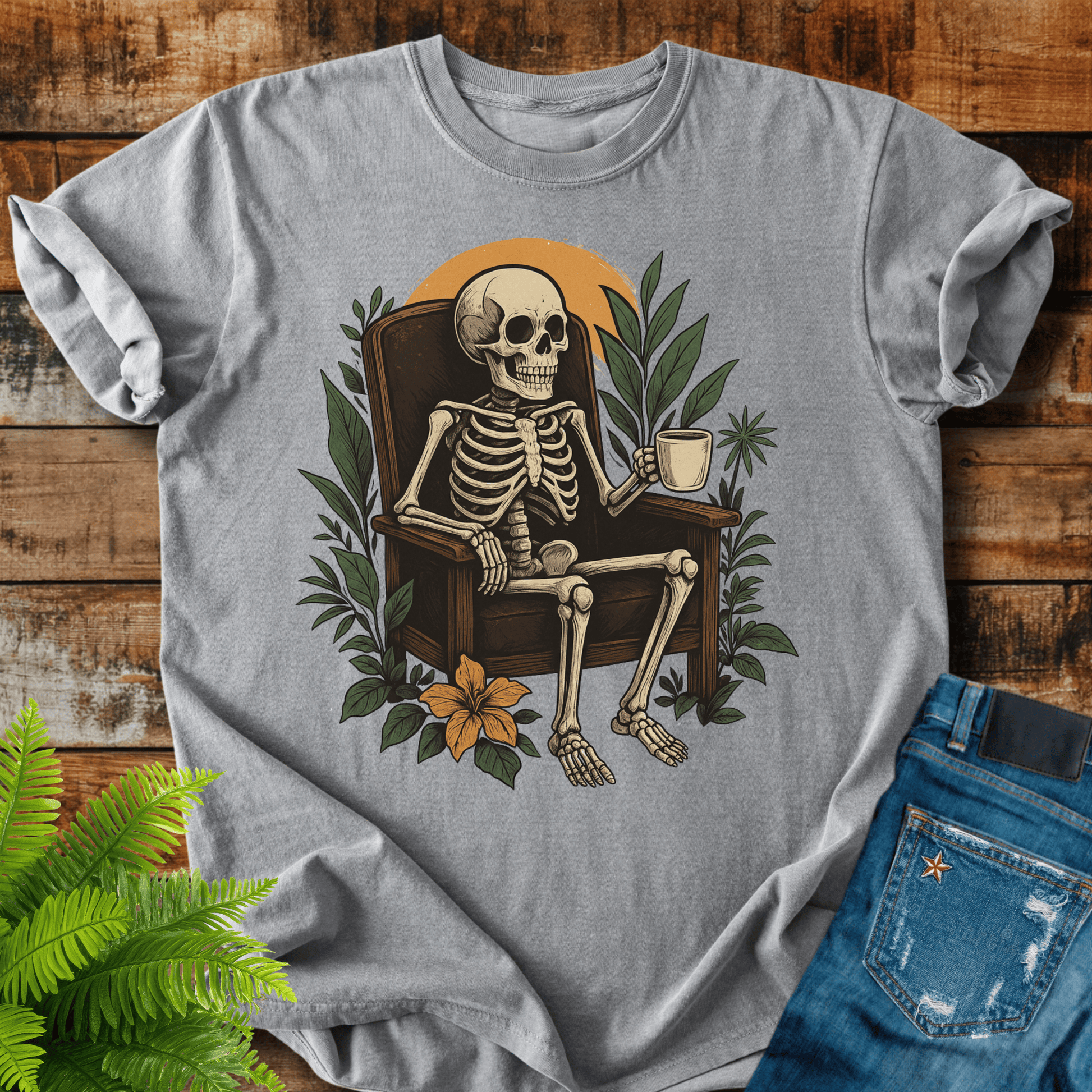 Skeleton Coffee Break T-shirt