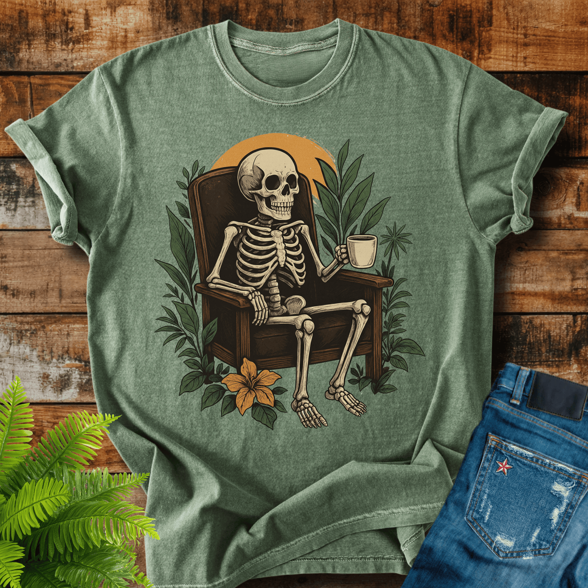 Skeleton Coffee Break T-shirt