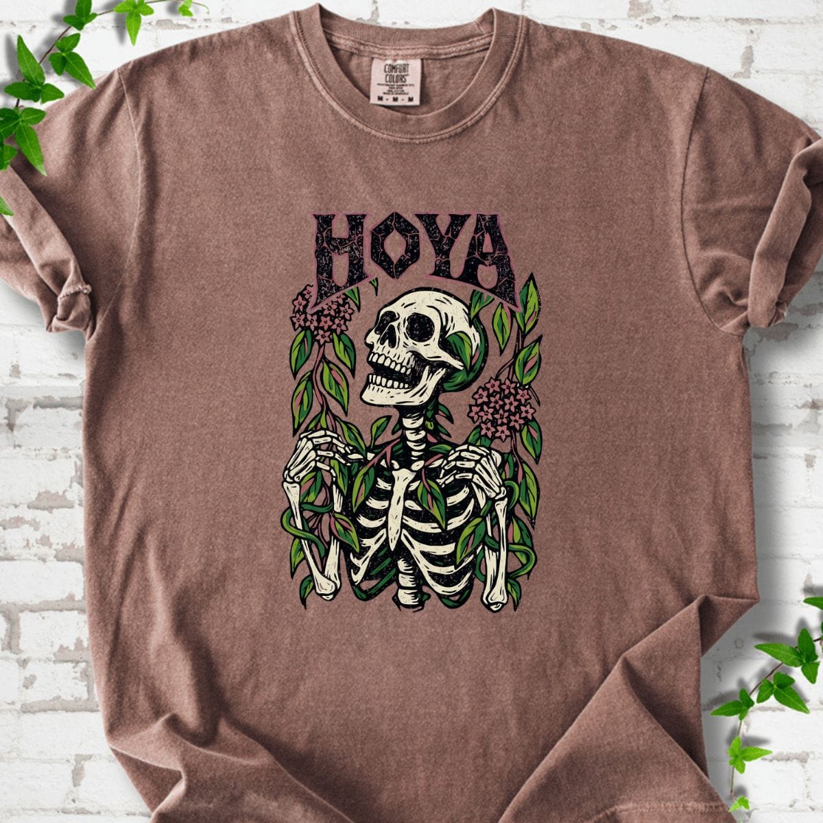 Skeleton Hoya Plant T-Shirt