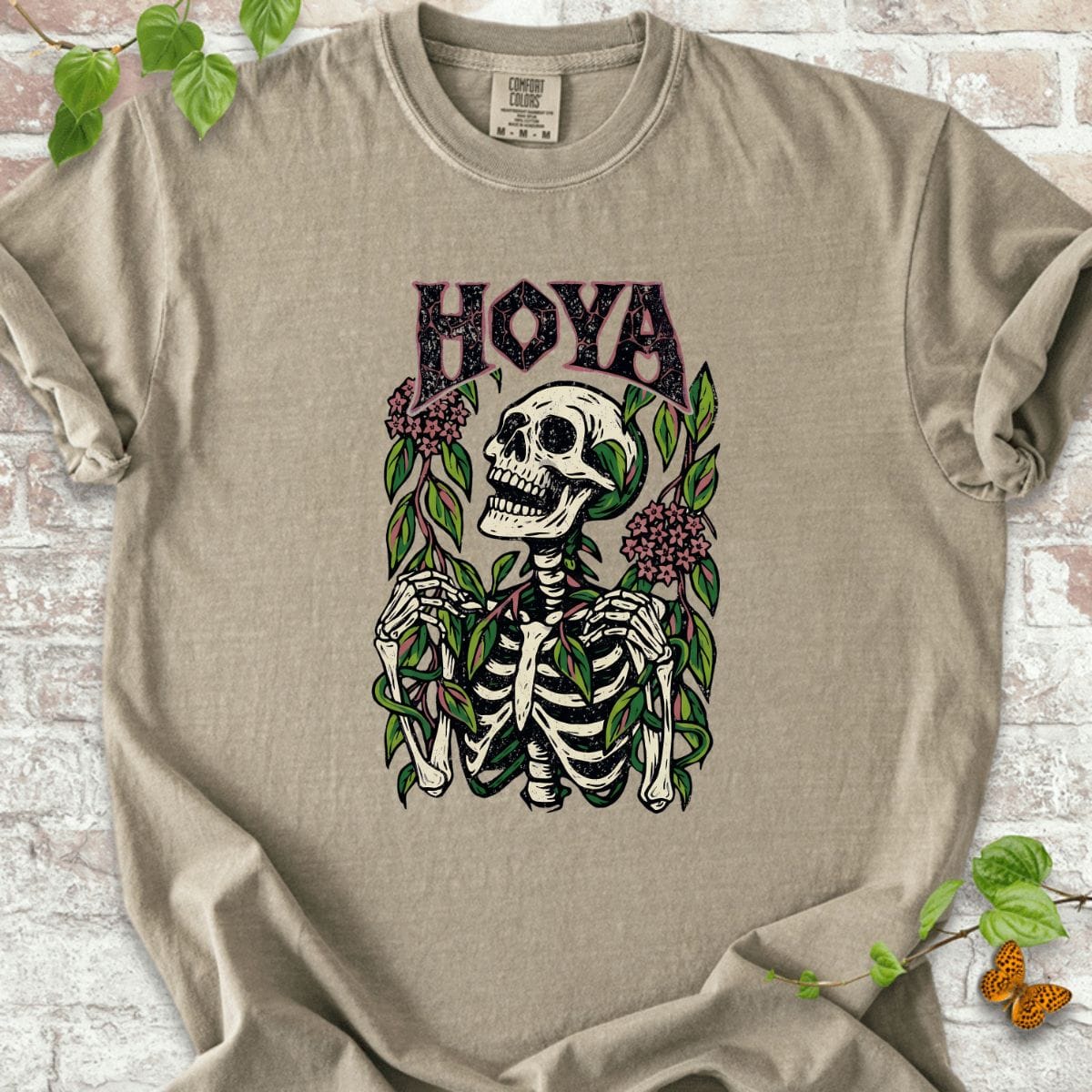 Skeleton Hoya Plant T-Shirt