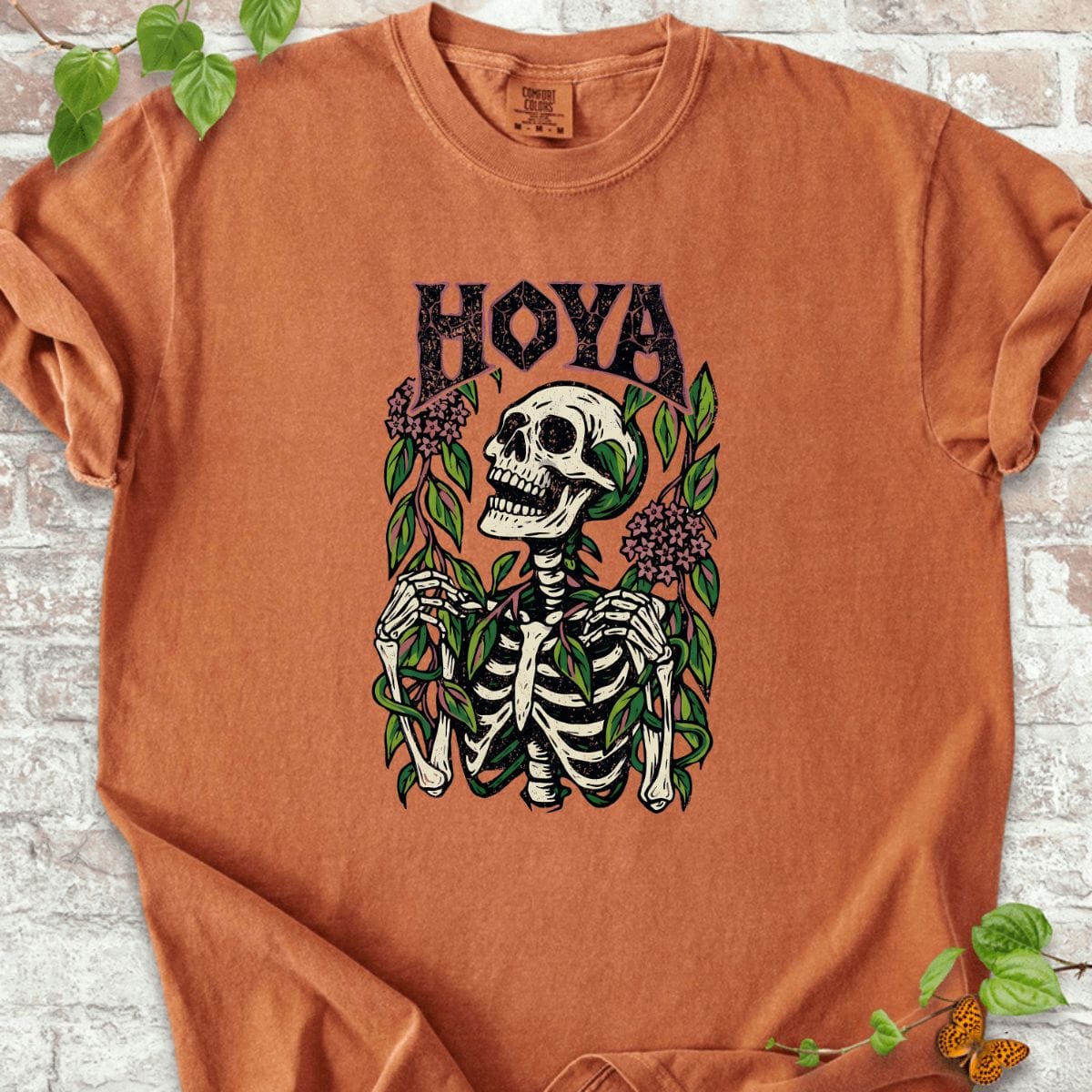 Skeleton Hoya Plant T-Shirt
