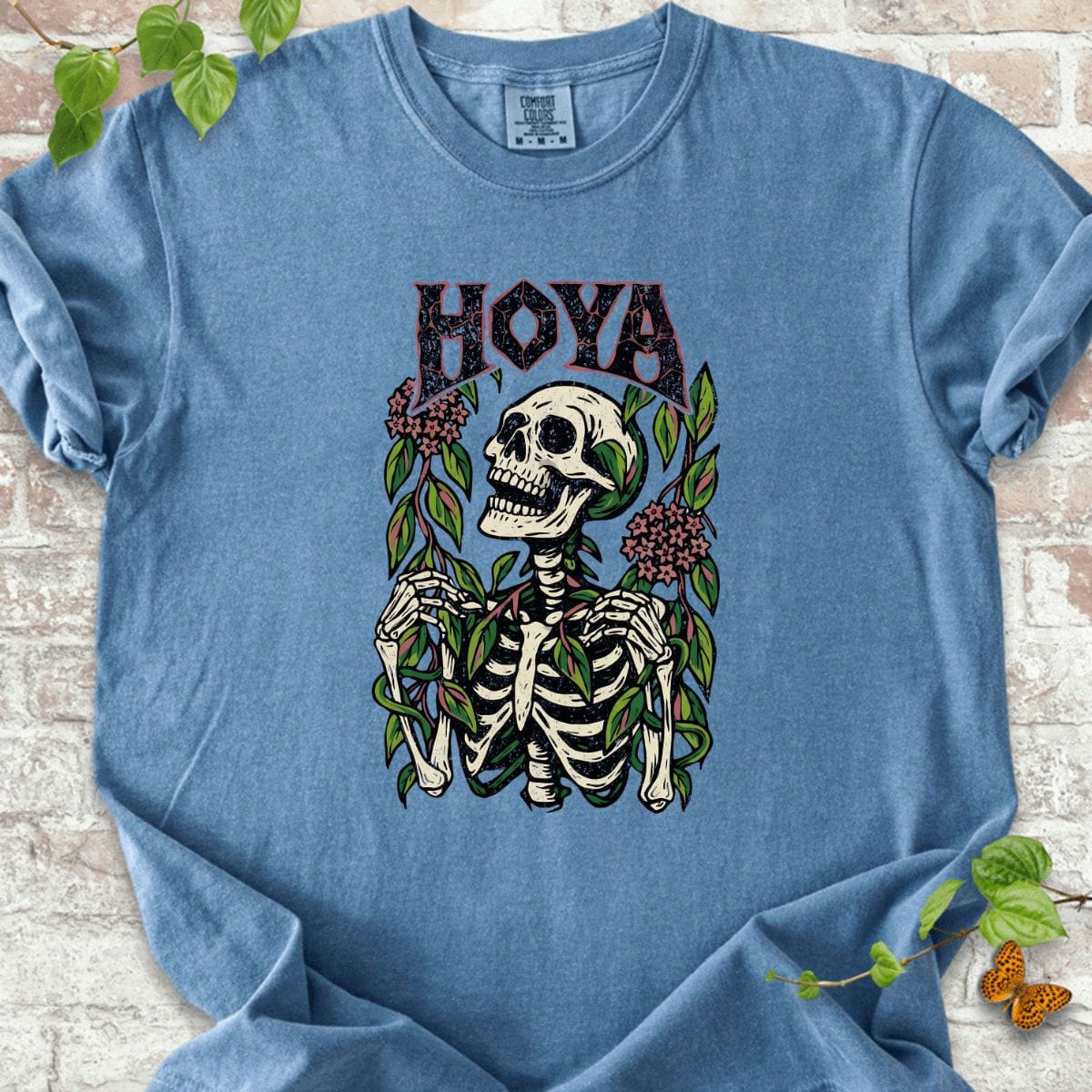 Skeleton Hoya Plant T-Shirt