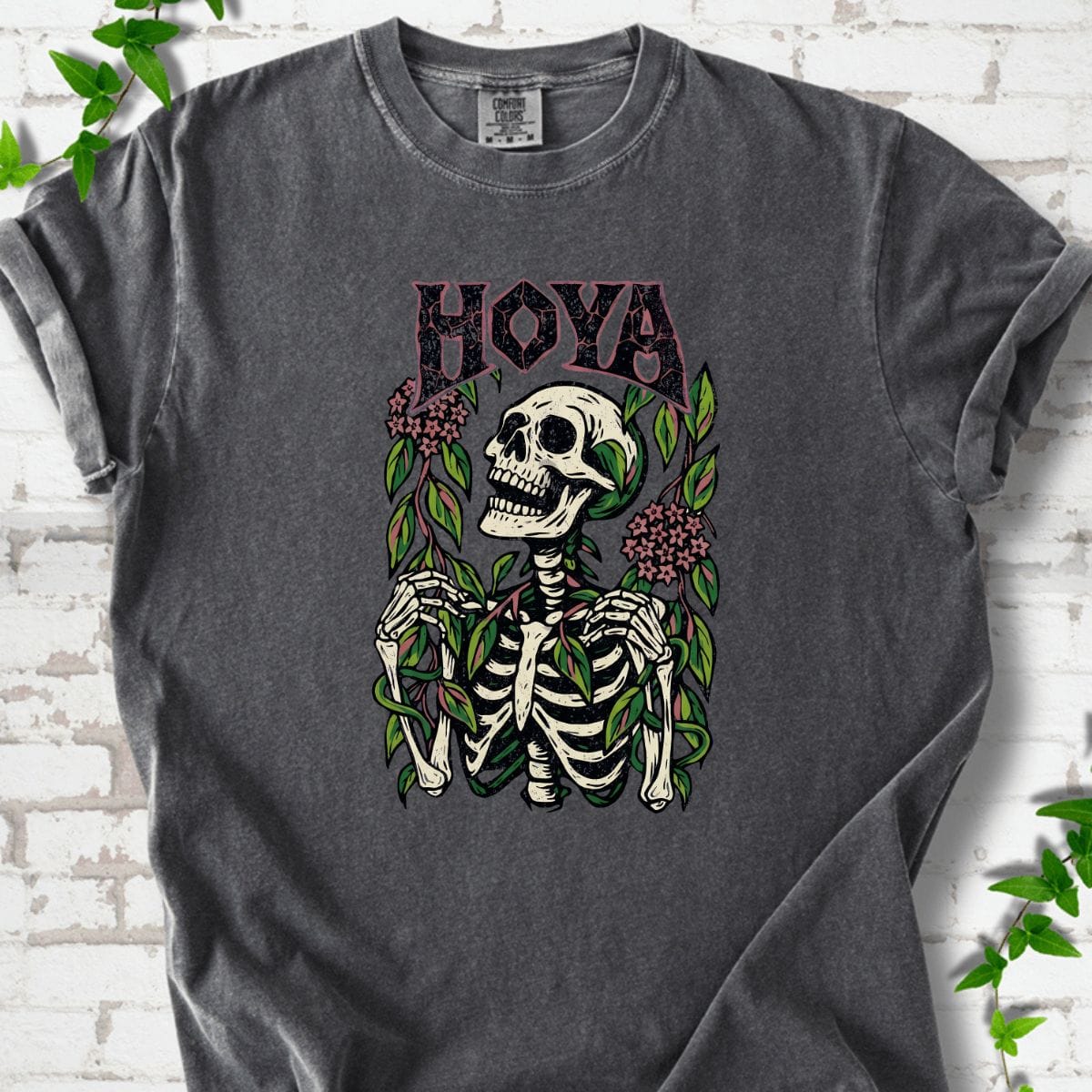 Skeleton Hoya Plant T-Shirt