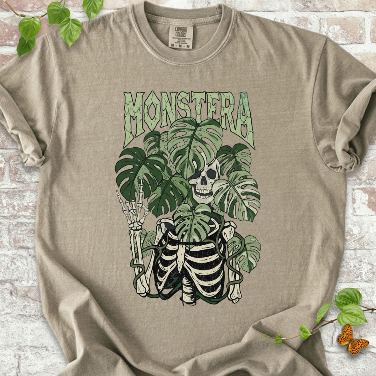 Skeleton Monstera T-Shirt