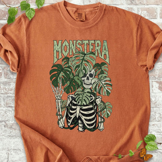 Skeleton Monstera T-Shirt