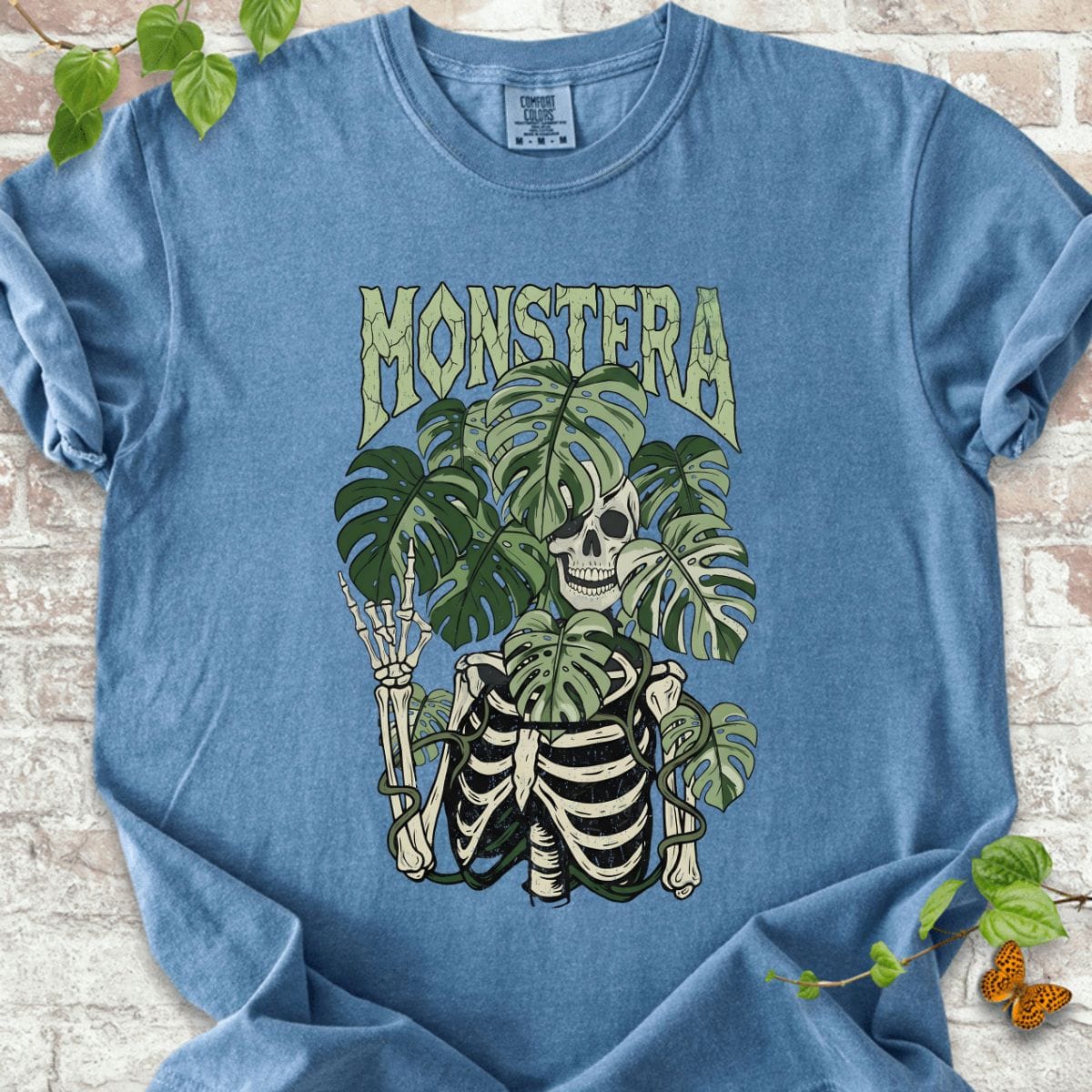Skeleton Monstera T-Shirt