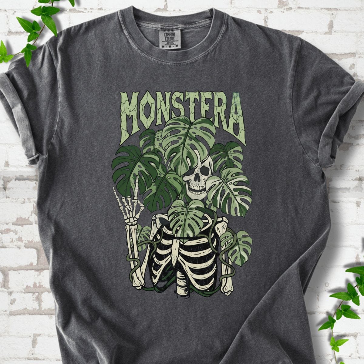 Skeleton Monstera T-Shirt