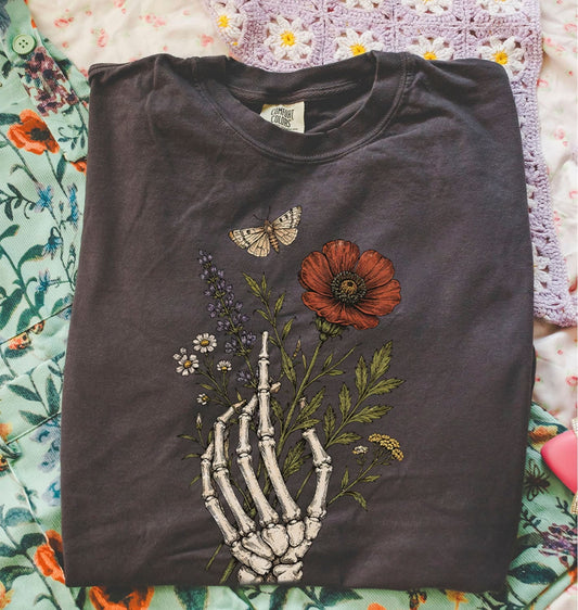 Skeleton Bouquet T-Shirt