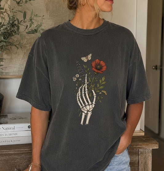 Skeleton Bouquet T-Shirt