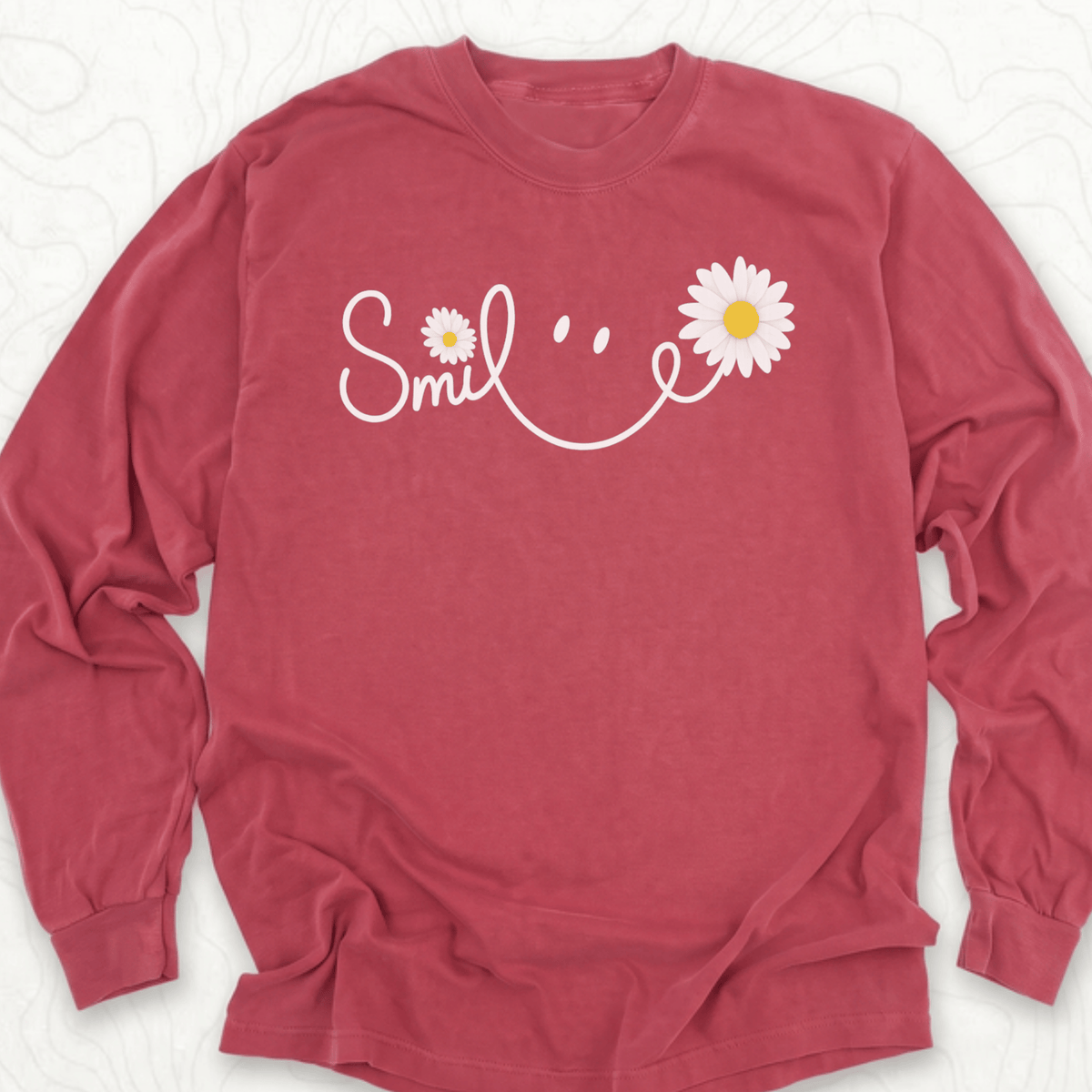Smile Daisy LS T-shirt