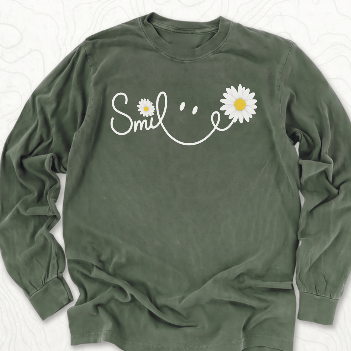 Smile Daisy LS T-shirt