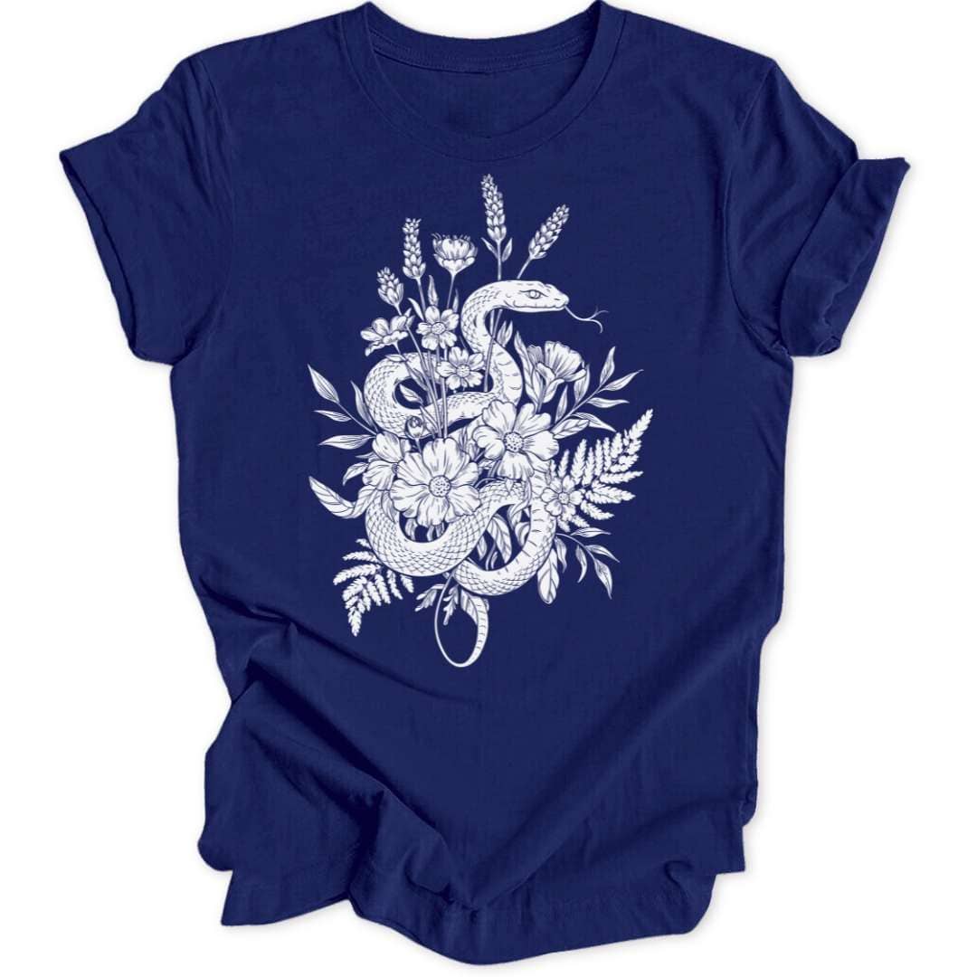 Snake Flowers Unisex T-Shirt