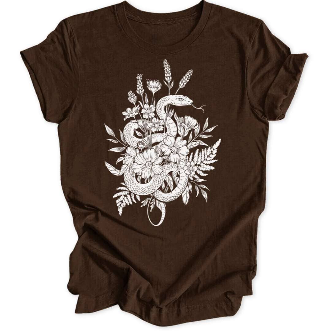 Snake Flowers Unisex T-Shirt