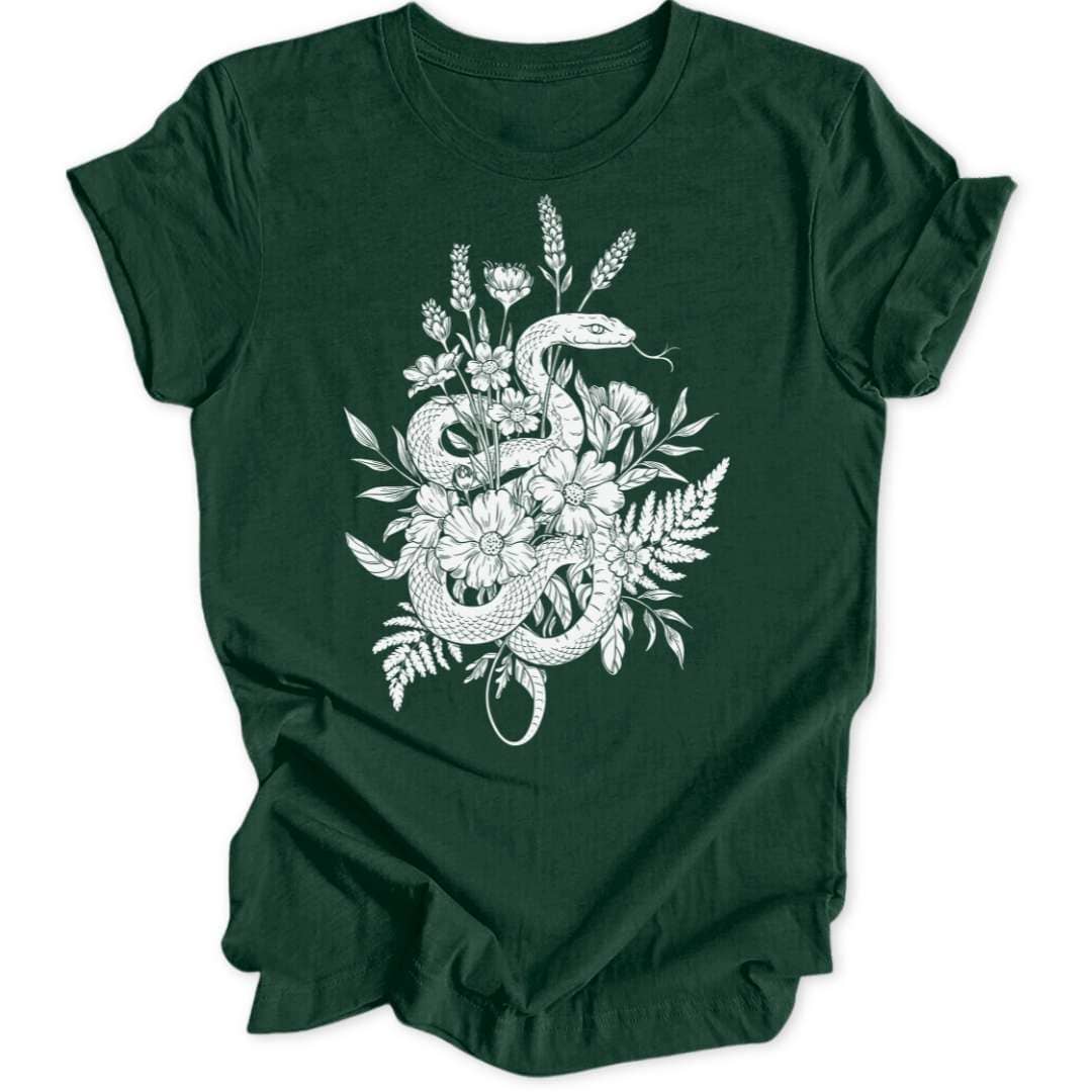 Snake Flowers Unisex T-Shirt