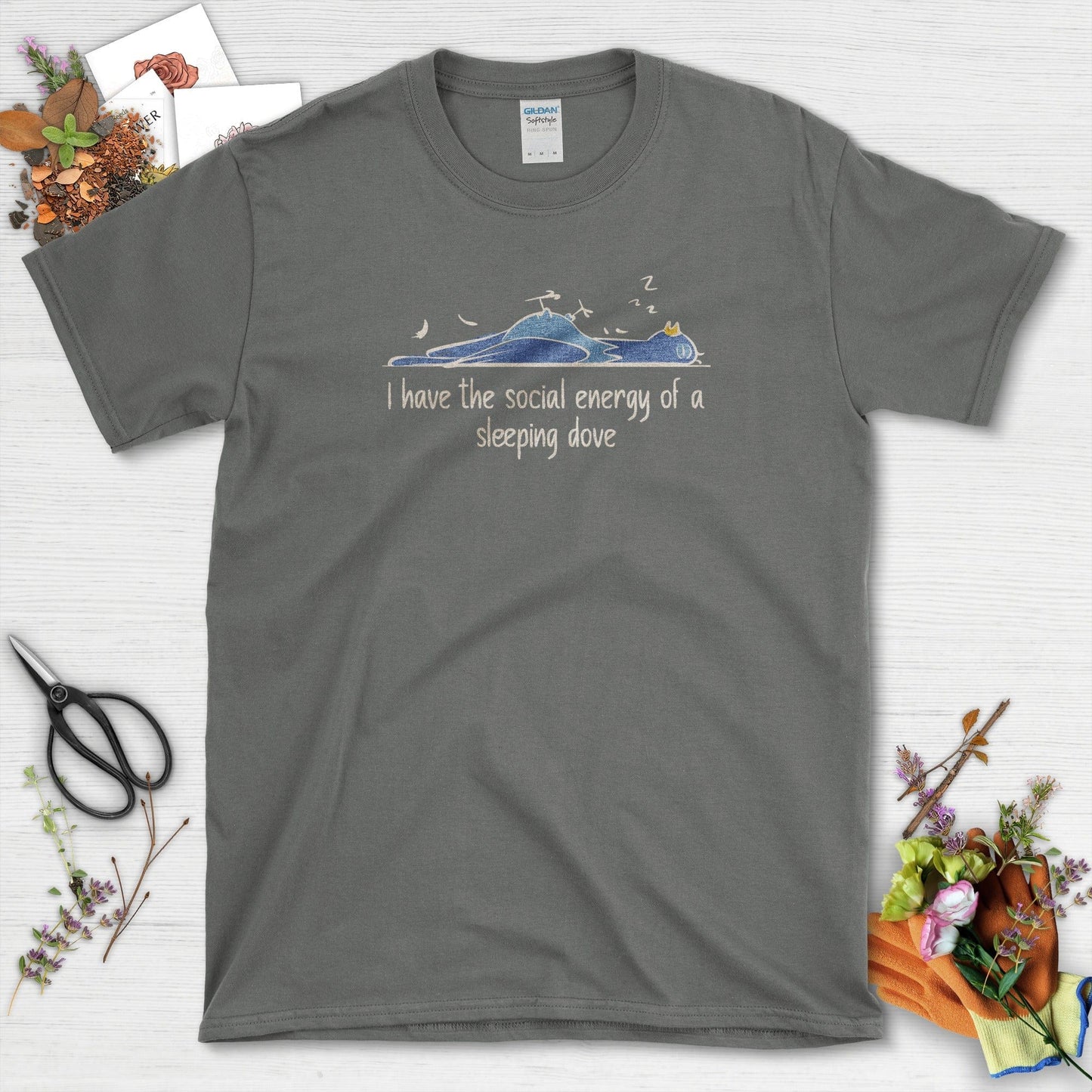Social Energy of Sleeping Dove T-Shirt