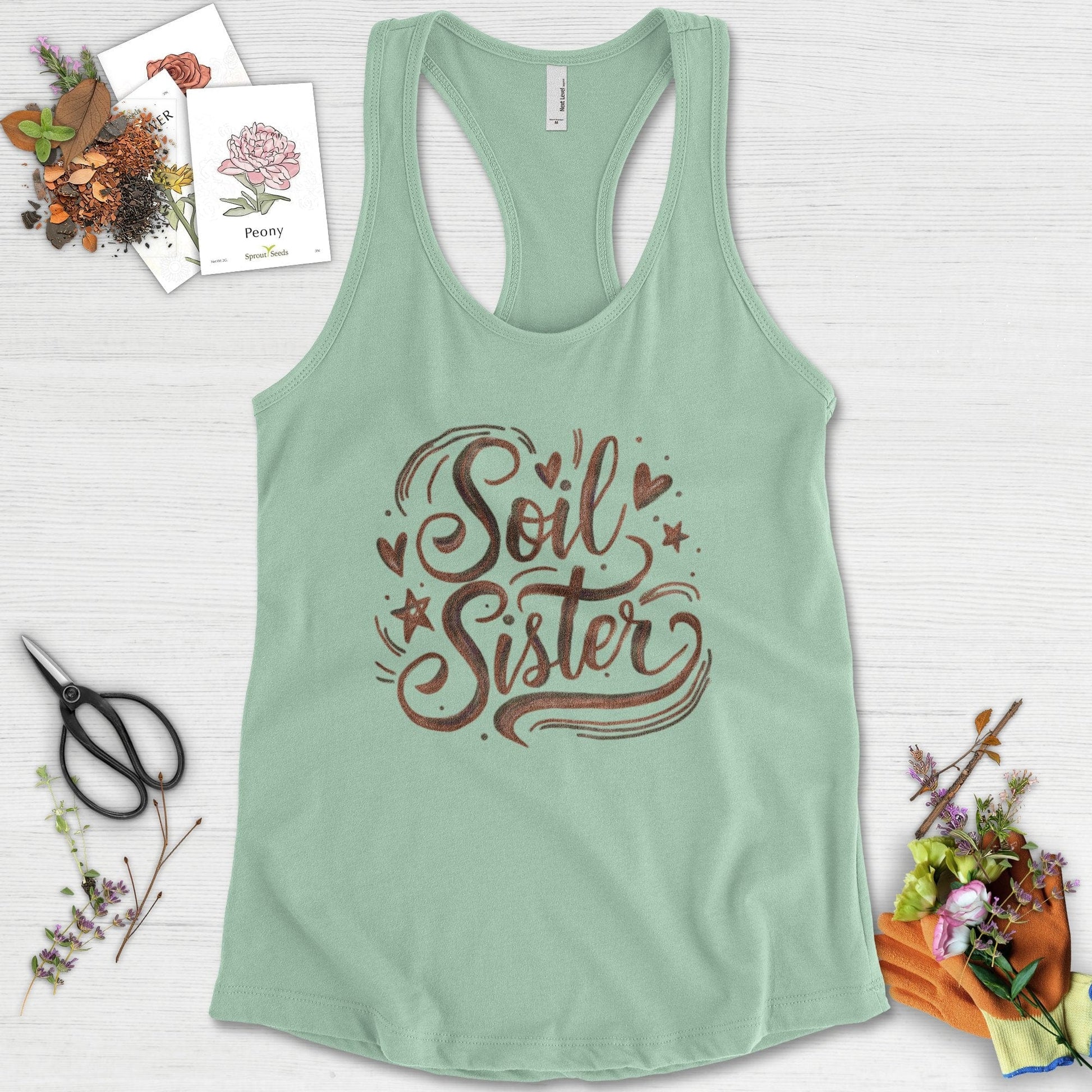 Soil Sister Garden Racerback